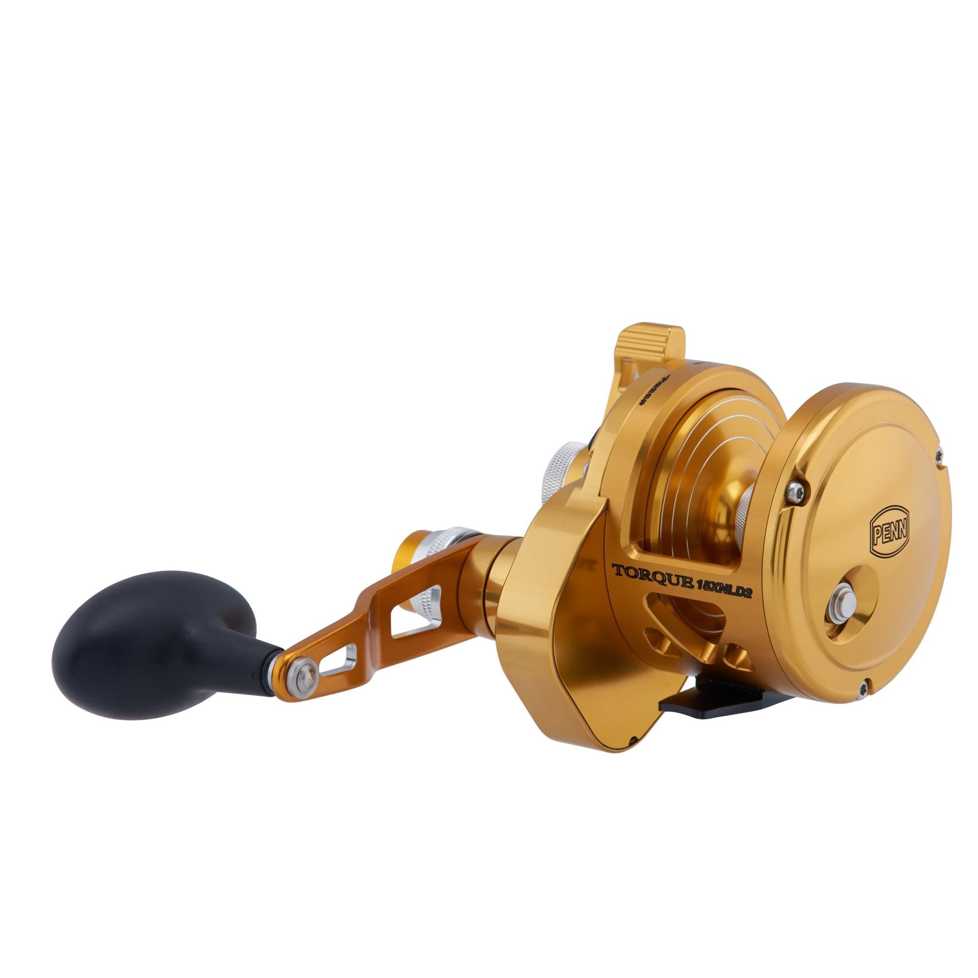 Torque® Lever Drag 2-Speed Conventional Fishing Reel - Saltwater & Freshwater Trolling Reel for Offshore & Inshore Fishing