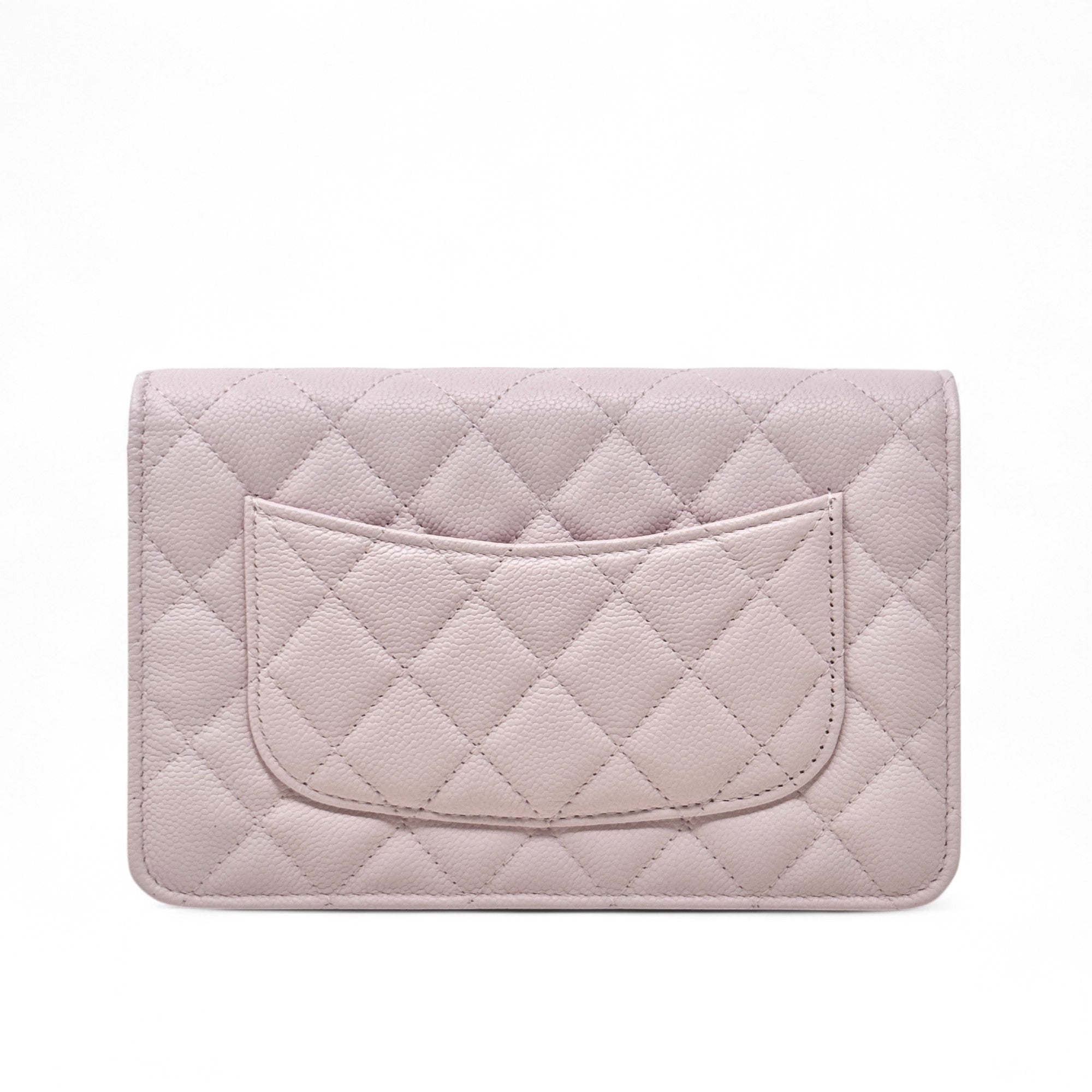 Chanel Pink Quilted Caviar Leather Wallet On Chain Crossbody Bag for Women - Perfect for Parties, Date Nights & Everyday Use