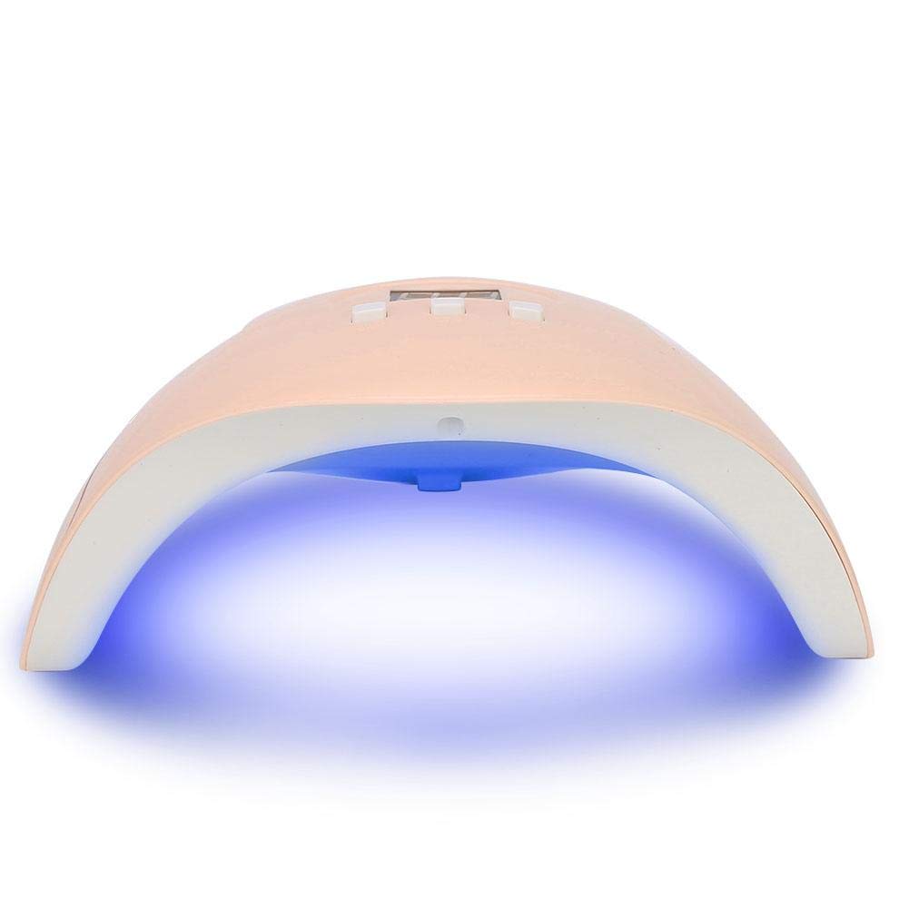 Professional LED UV Nail Gel Curing Lamp with LCD Display - Fast Drying for Hard Gel, Builder Gel & Gel Polish - Perfect for Home & Salon Manicures - Ideal for DIY Nail Art & Professional Nail Services (SUNX3)