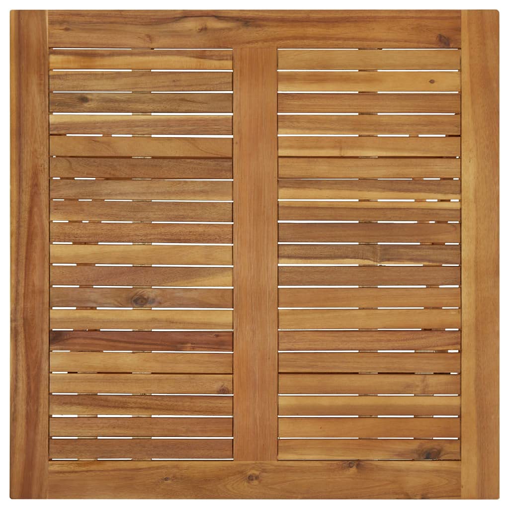 Foldable Acacia Wood Outdoor Table - 35.4