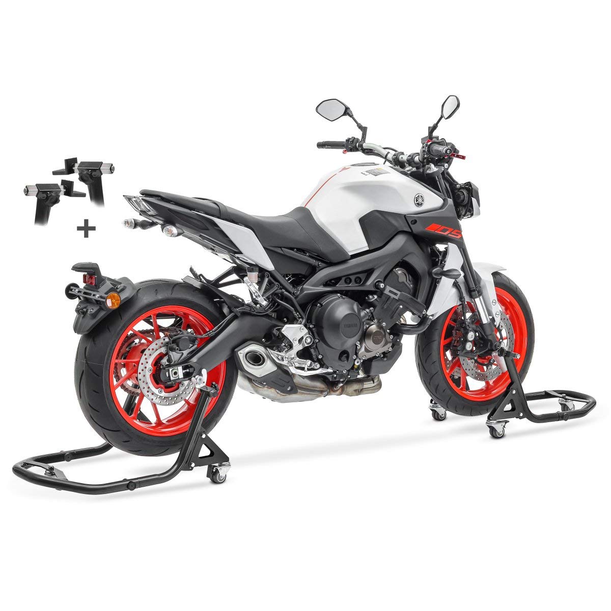 Kawasaki Versys 1000/650 Motorcycle Paddock Stand Set - Rear & Front Dolly XB2B for Bike Maintenance, Storage & Transport