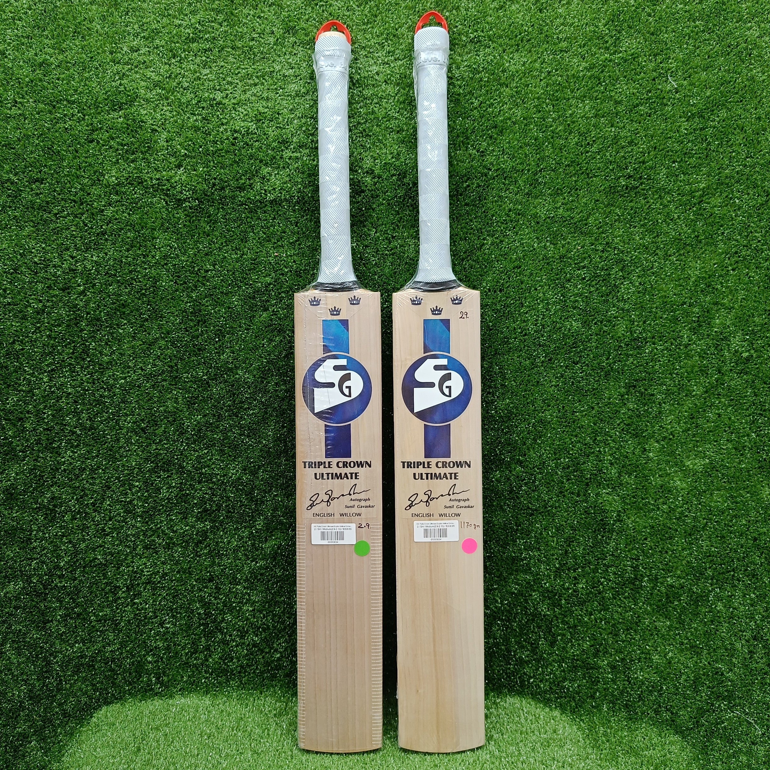 Premium SG Triple Crown Ultimate English Willow Cricket Bat - Professional Grade for Match Play & Training | Perfect for Competitive Cricket & Practice Sessions