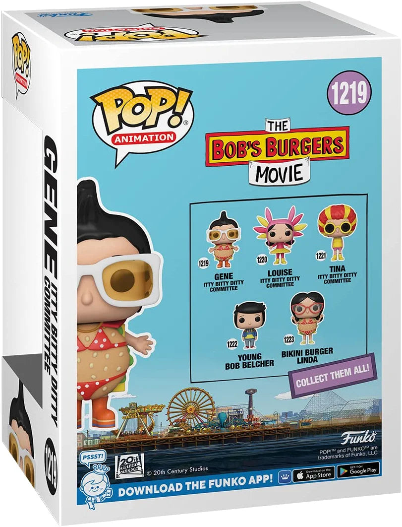 Bobs Burgers Movie Gene Itty Bitty Ditty Committee #1219 - Fun Collectible for Fans, Home Decor & Gift Idea