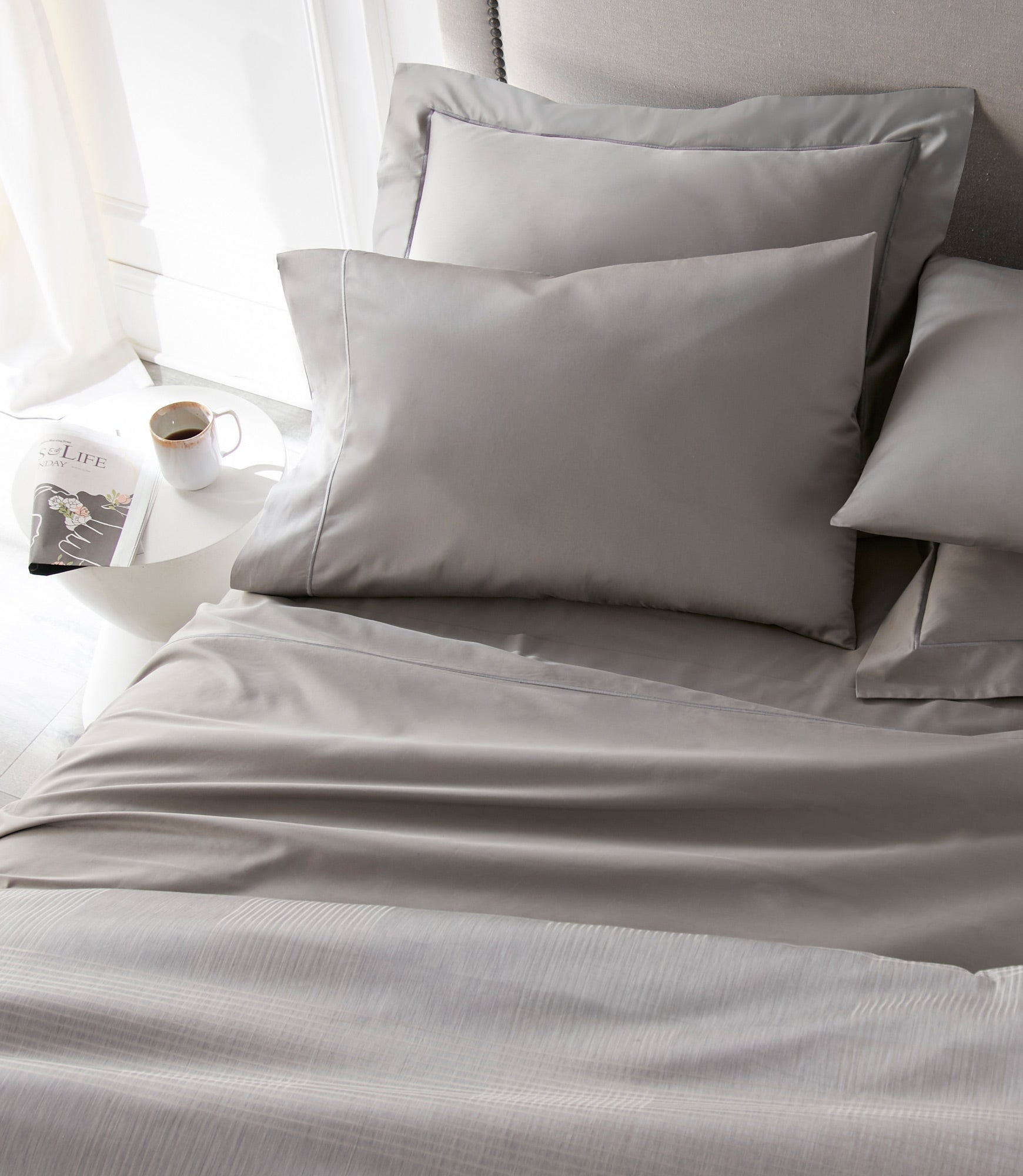 Luxury Soprano Sateen Sham - Premium Soft Pillowcase for Bedroom Decor - Perfect for Master Bedroom, Guest Room & Hotel Styling