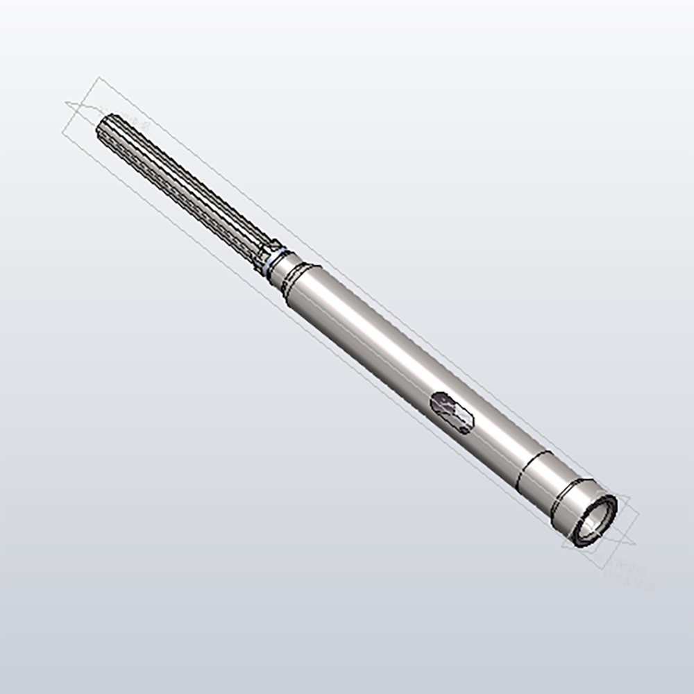 DP12VL 114 Main Shaft Replacement Part - High Quality CNC Machined Steel Shaft for Industrial Machinery & Equipment | Perfect for Repairing Heavy Duty Gearboxes, Conveyors, and Power Transmission Systems