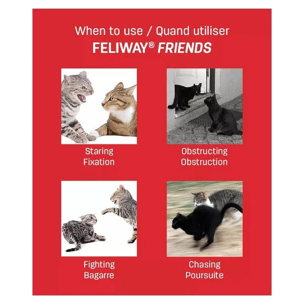 FELIWAY FRIENDS Cat Calming Diffuser Kit - Reduce Multi-Cat Tension & Stress - Plug-in Diffuser with Pheromones for Harmony at Home - Perfect for Multi-Cat Households & Introducing New Cats