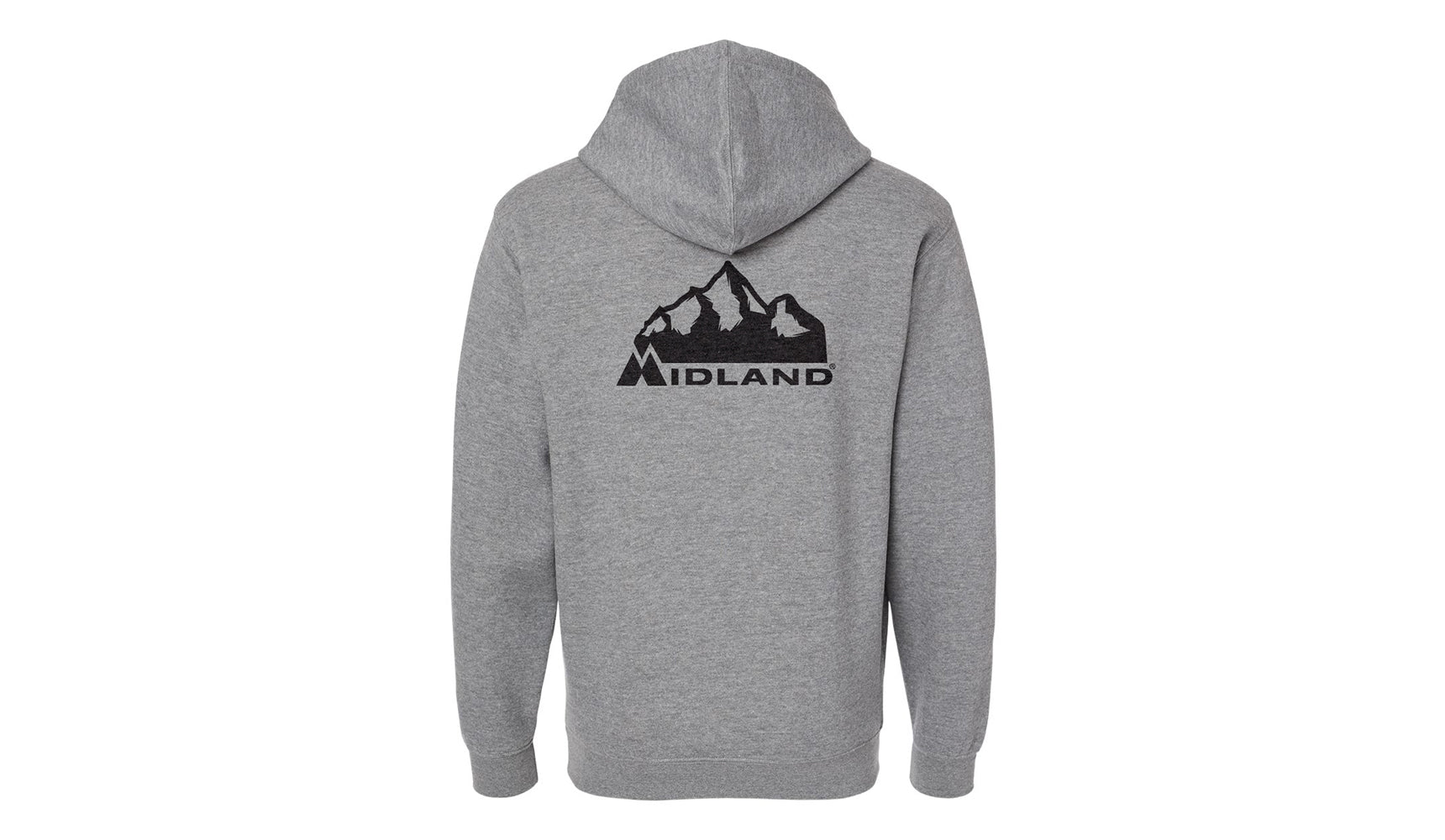 Midland Est. 1959 Gray Hoodie - Vintage Style Men's Pullover Sweatshirt for Casual Wear & Outdoor Activities