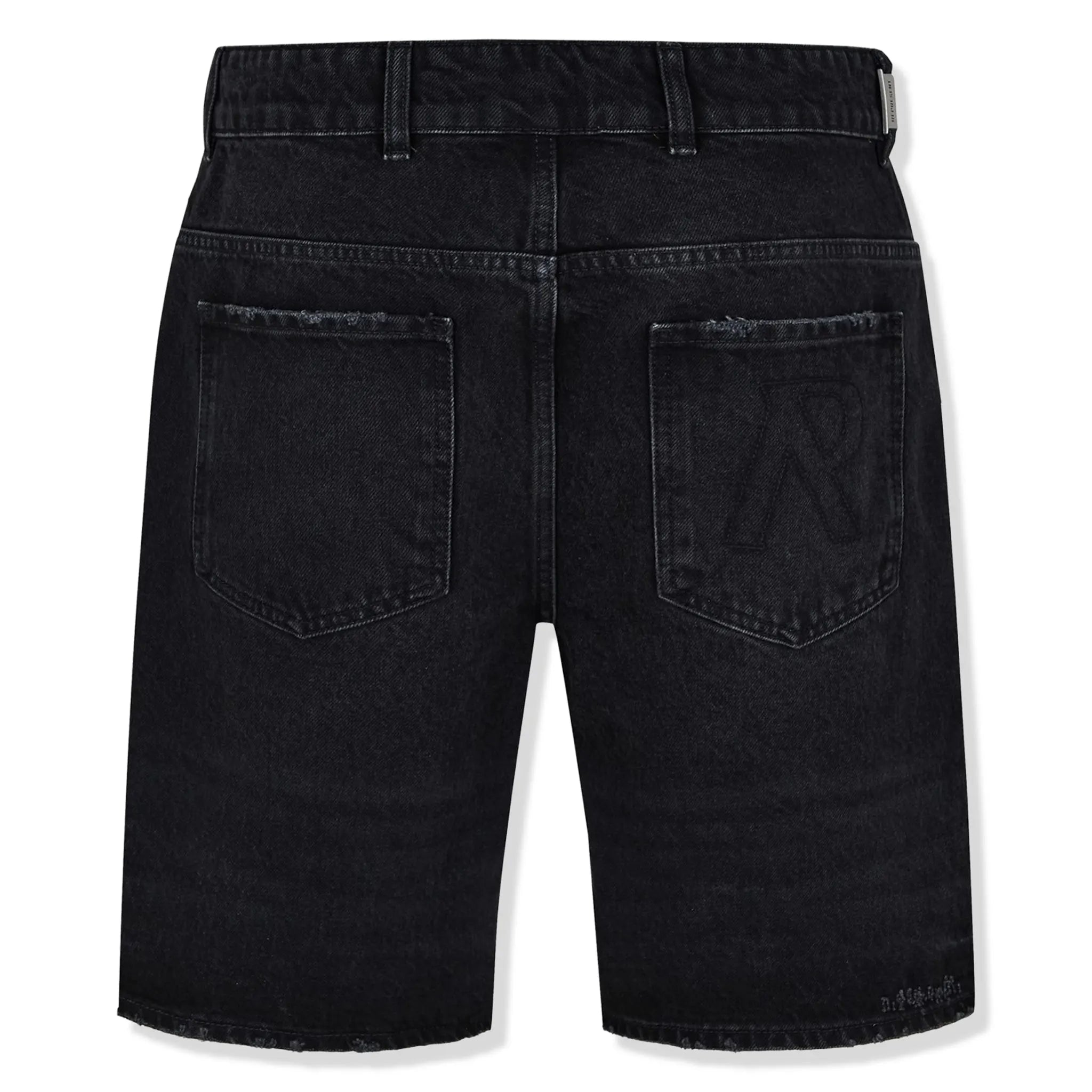 Represent Tailored Denim Black Shorts - High Waist Stretch Denim Shorts for Women | Perfect for Summer Outfits, Beach Vacations & Casual Street Style