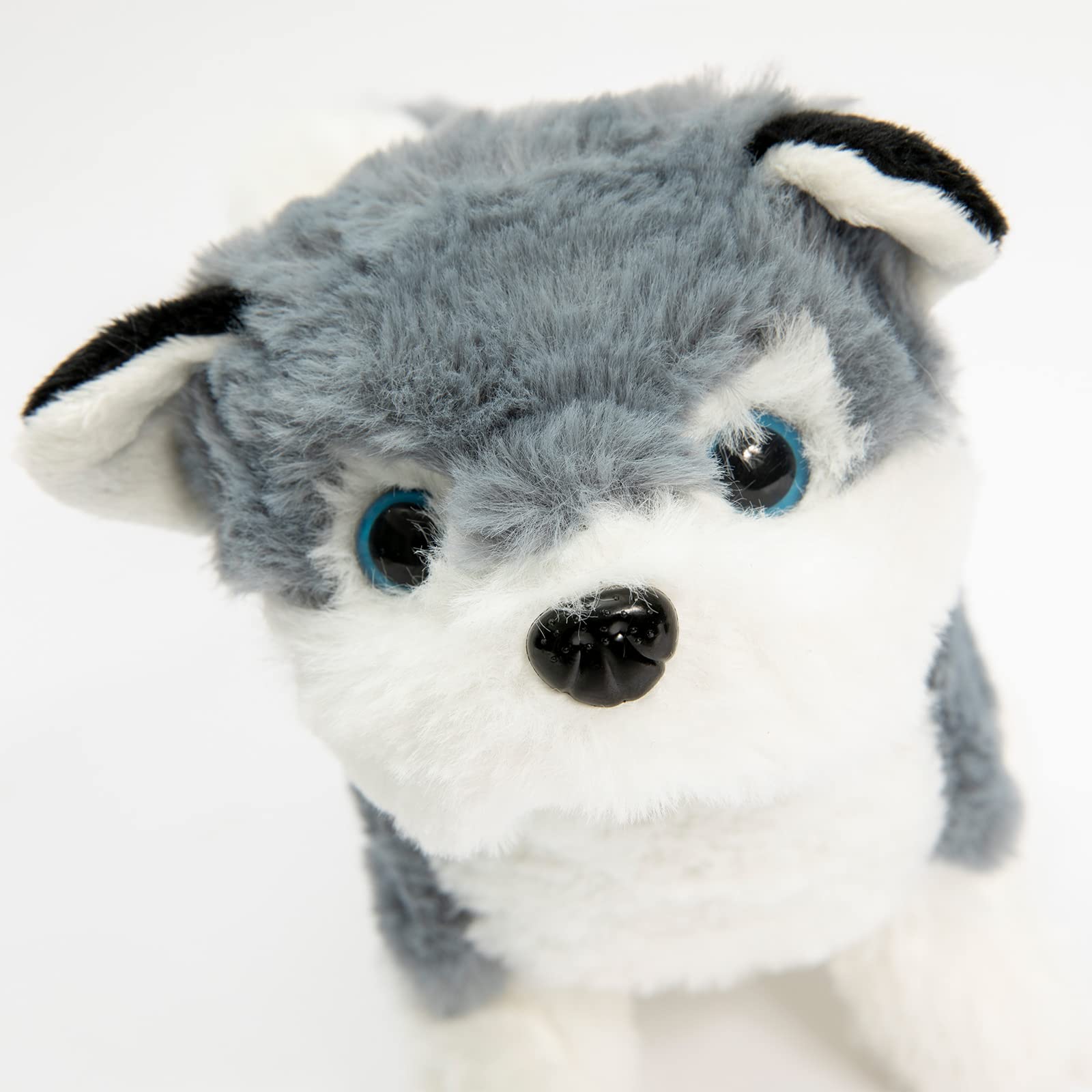 Realistic Walking & Barking Toy Dog - Electronic Puppy with Battery for Kids, Interactive Pet Toy for Girls & Boys (Alaska) - Perfect for Playtime, Birthday Gifts & Emotional Support