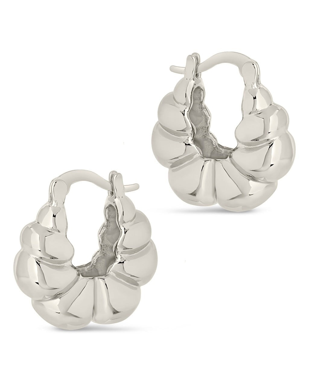 Petite Croissant Hoop Earrings - Dainty Gold & Silver French Pastry Jewelry for Women | Perfect for Everyday Wear, Date Nights & Gift Giving