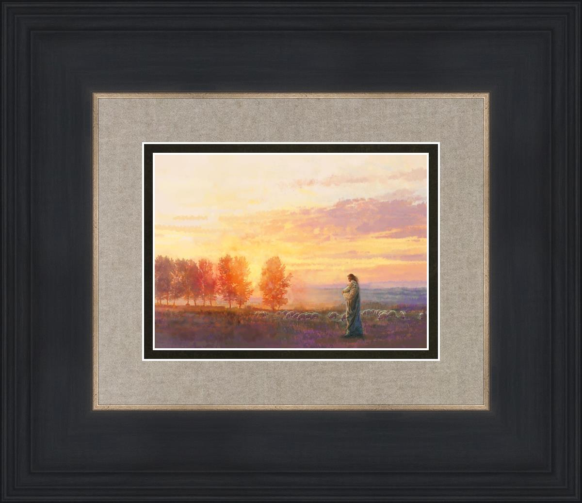 Eventide By Yongsung Kim - Premium Christian Wall Art for Home & Church Decor | Inspirational Bible Verse Canvas Painting | Perfect for Living Room, Bedroom & Worship Spaces
