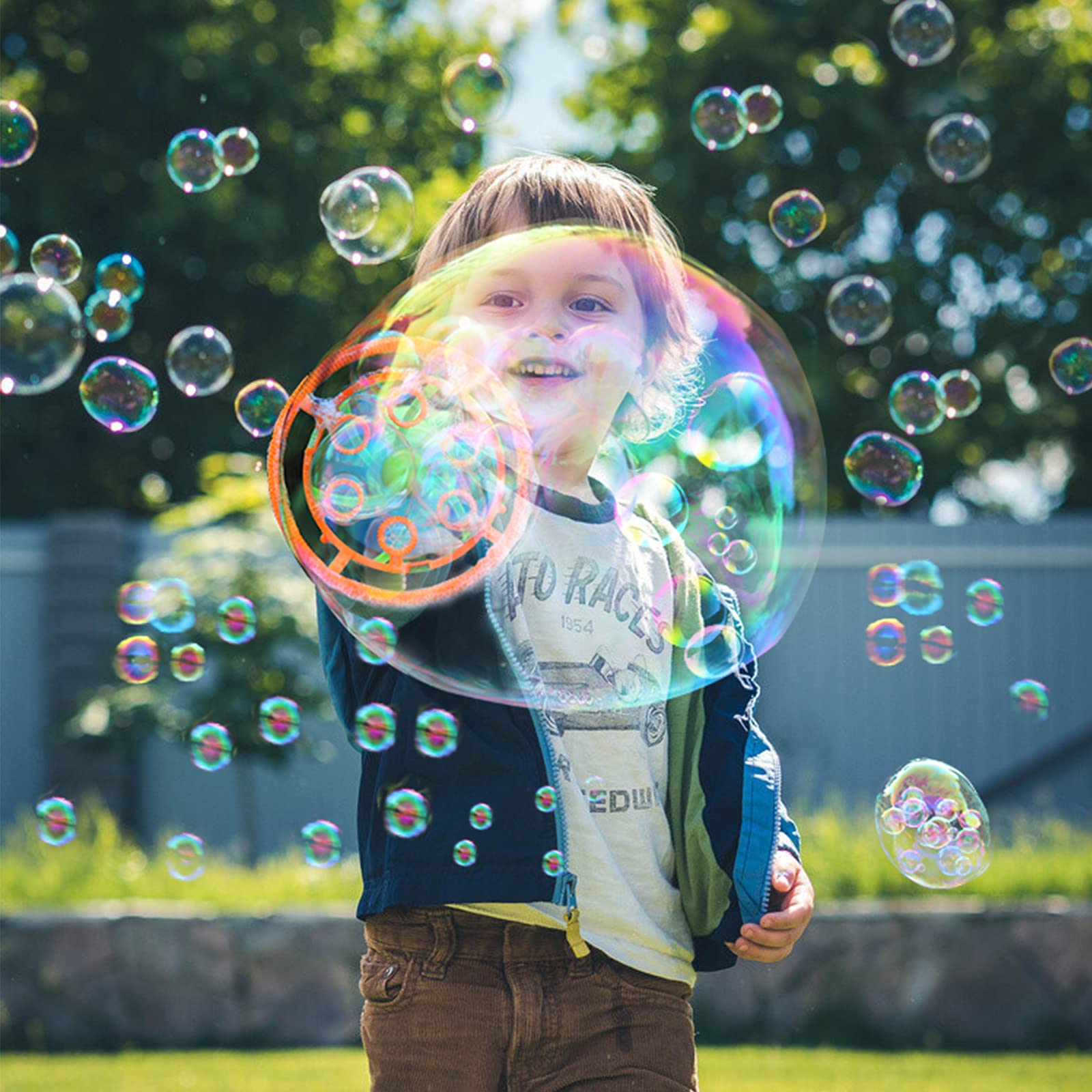 Dinosaur Bubble Blower Toy - Bubble Gun & Bubble Machine for Kids Ages 3-9 | Fun Outdoor Party Favors for Birthday, Christmas & Easter | Great Gift for Boys & Girls (Green) - Perfect for Backyard Play, Park Adventures & Summer Activities