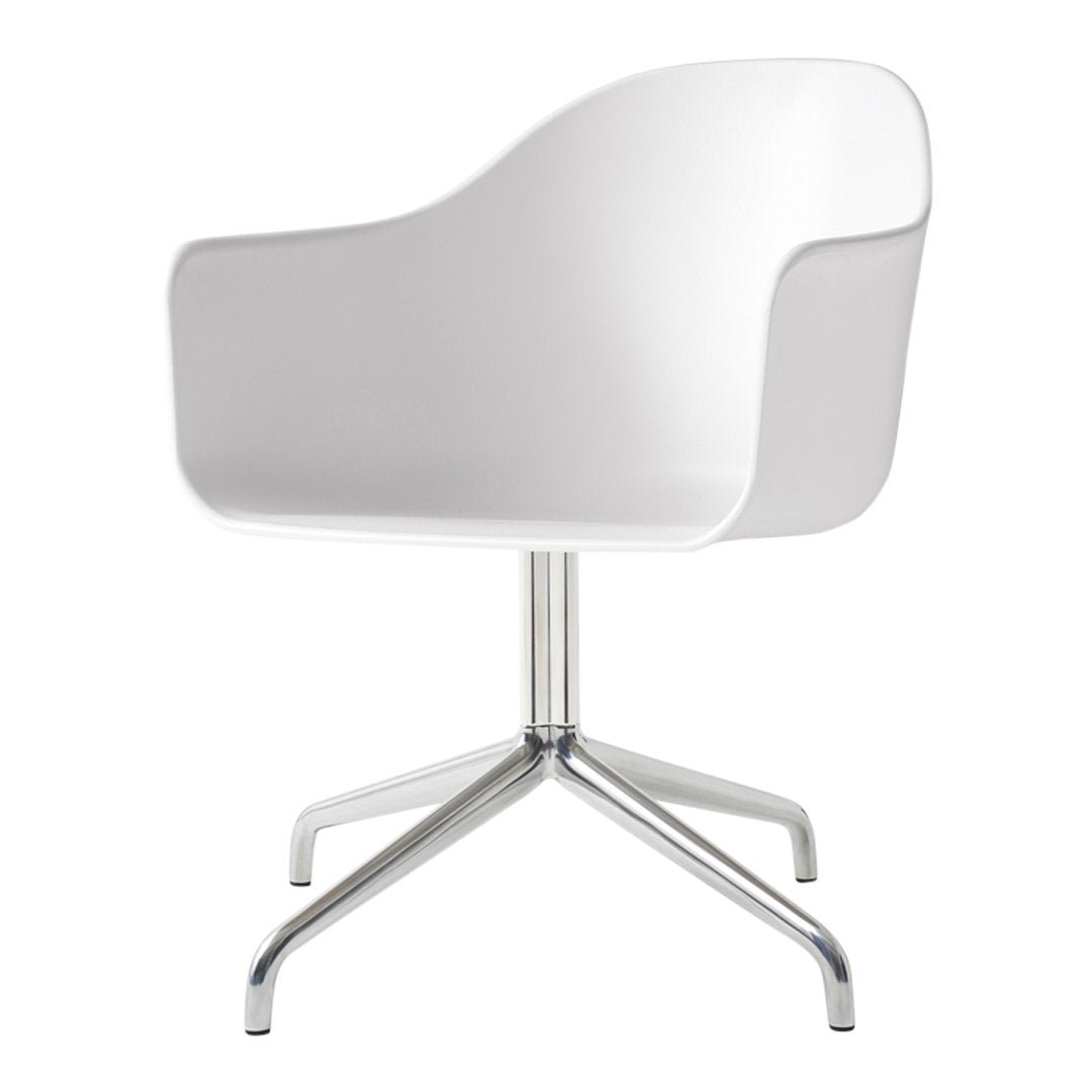 Harbour Swivel Chair with Adjustable Base - Modern Office Chair for Home & Workspace, Ergonomic Design for Comfortable Seating in Living Room, Study or Conference Room