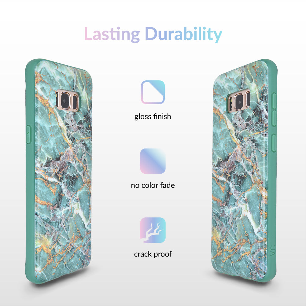 Premium Green Emerald Marble Phone Case for Samsung Galaxy - Stylish Protection for Everyday Use & Special Occasions