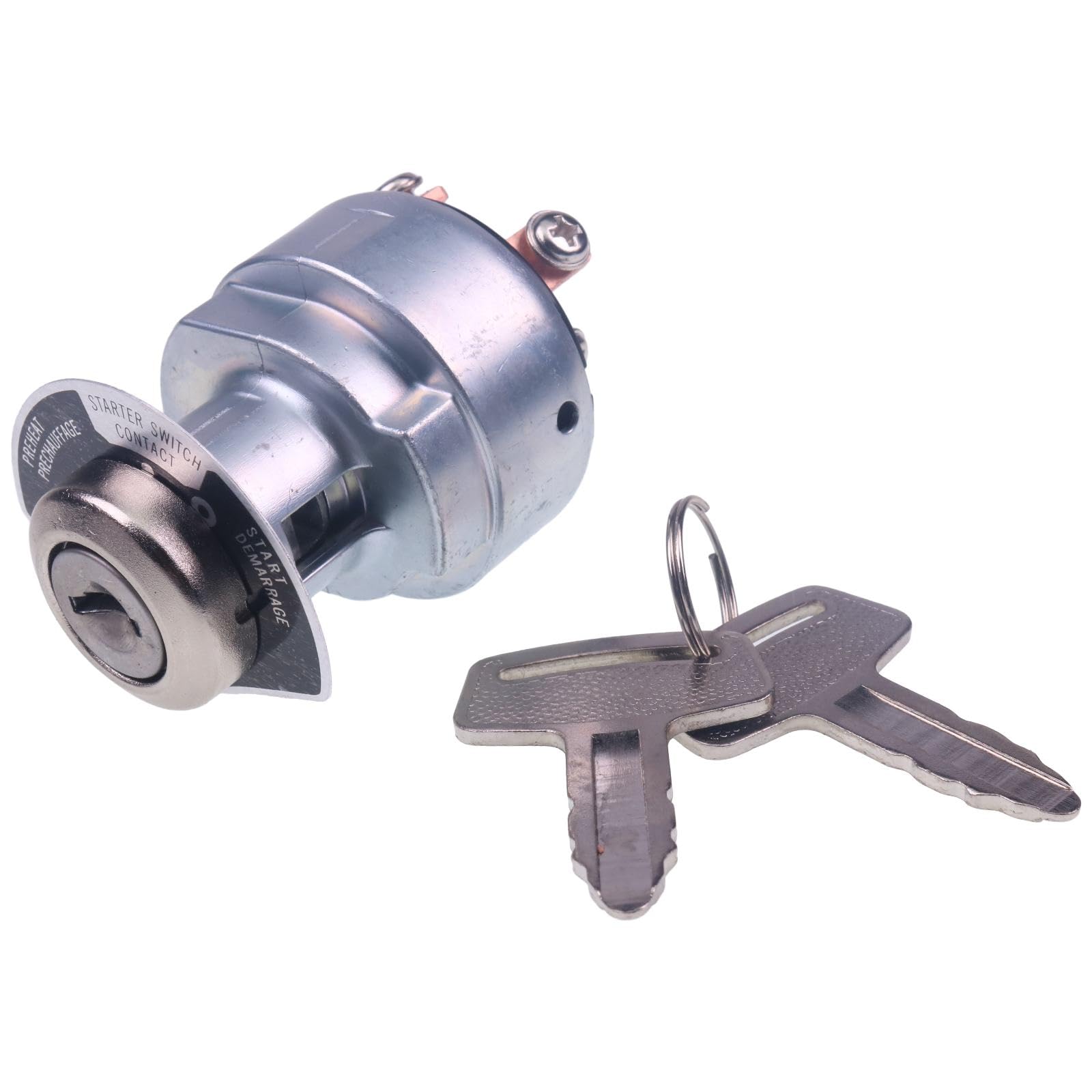 Kubota Ignition Starter Key Switch 1E013-63590 183827 - Compatible with D722, D902, D1305, V1305 Engines & Grasshopper Mowers 721, 721D, 721D2, 321D, 722D, 722D2, 322D, 725D, 325D, 729, 729G2, 729T6, 329, 928D, 928D2, 930D2, 428D - Replacement Part for Tractor & Lawn Mower Ignition System