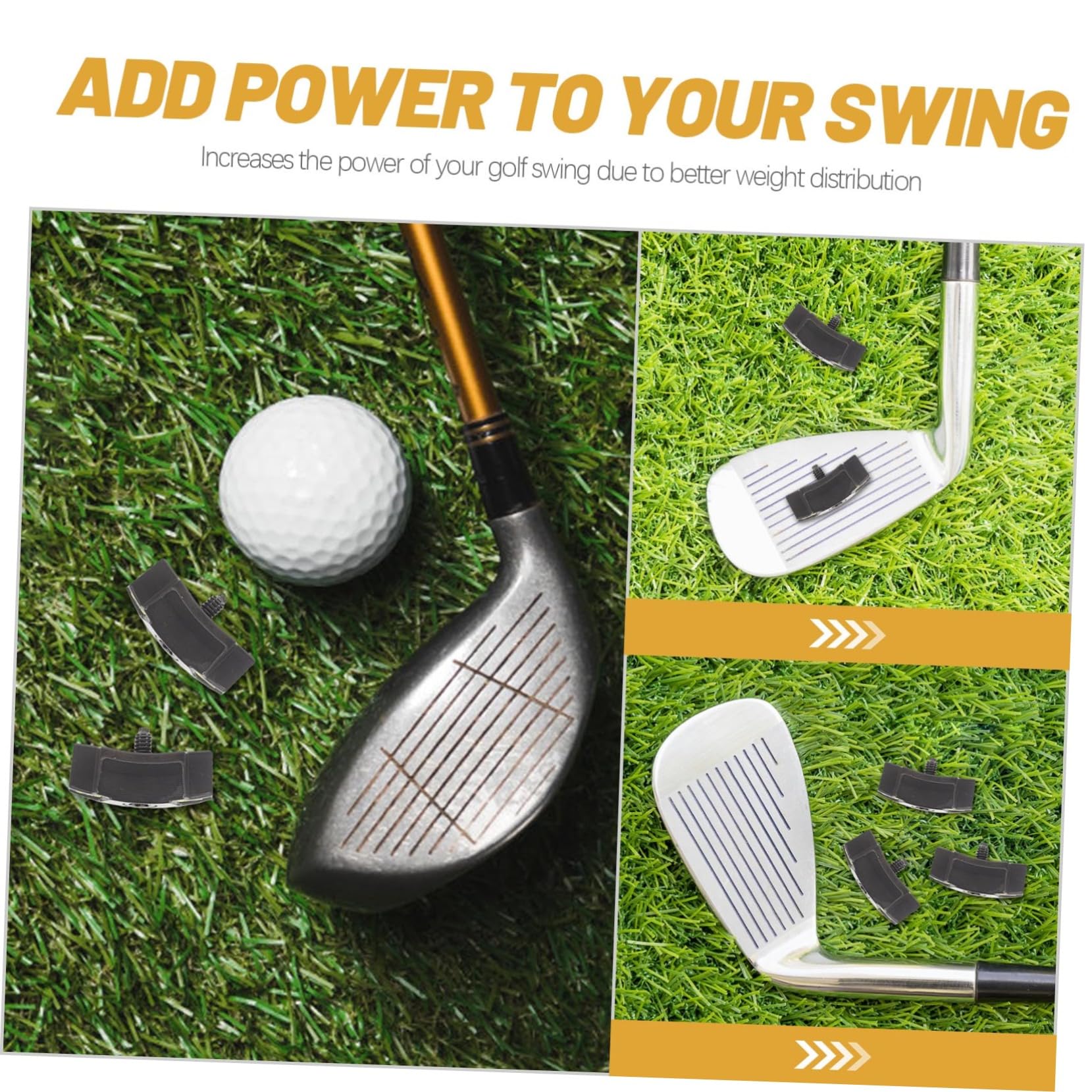 GAROZATION 13g Alloy Golf Swing Training Aid - Professional Driver Head Weight for Improved Accuracy & Distance | Perfect for Driving Range Practice & Golf Course Training