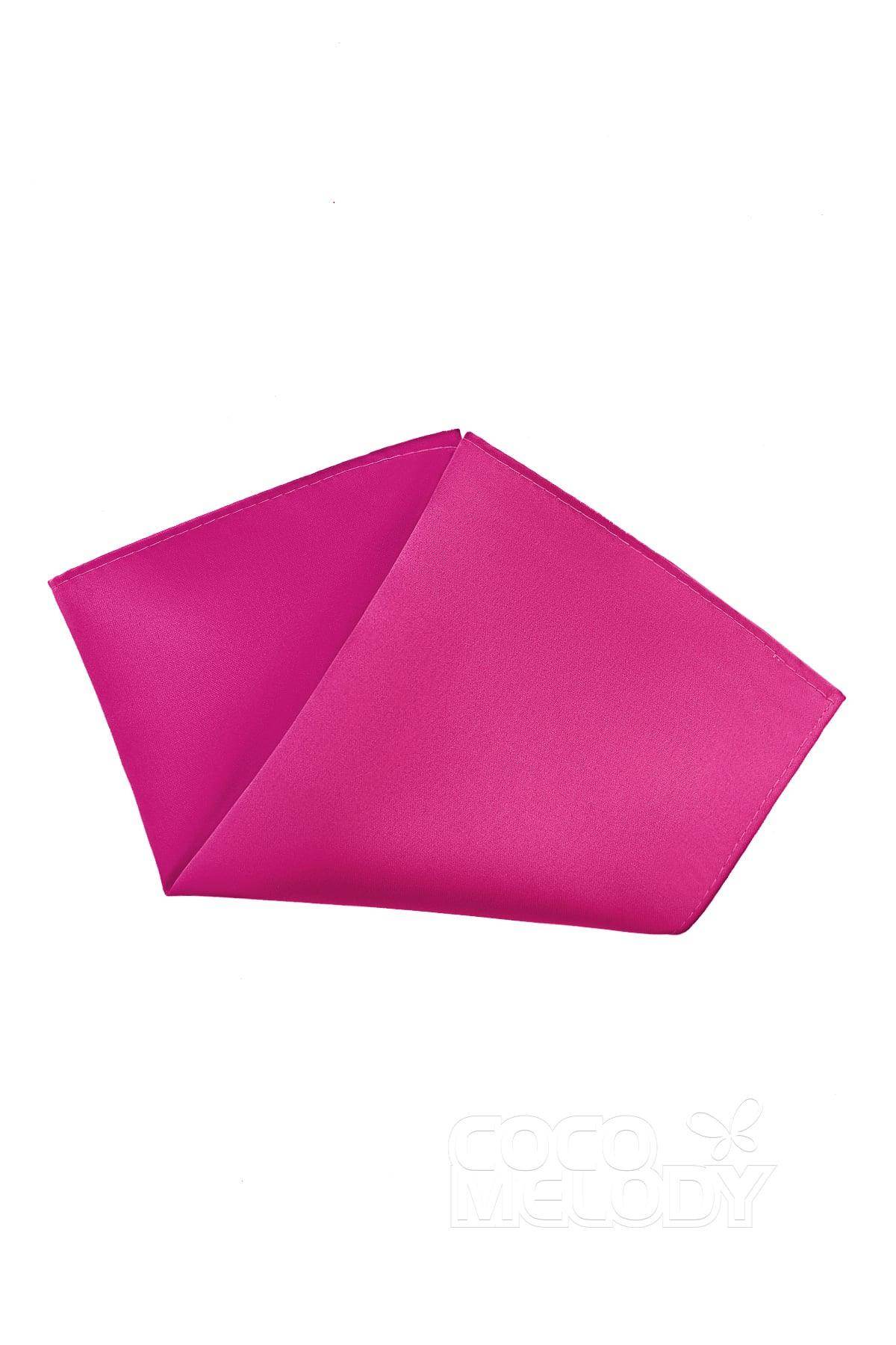 Men's Satin Pocket Square CZ180014 - Elegant Formal Accessory for Weddings, Business & Special Occasions