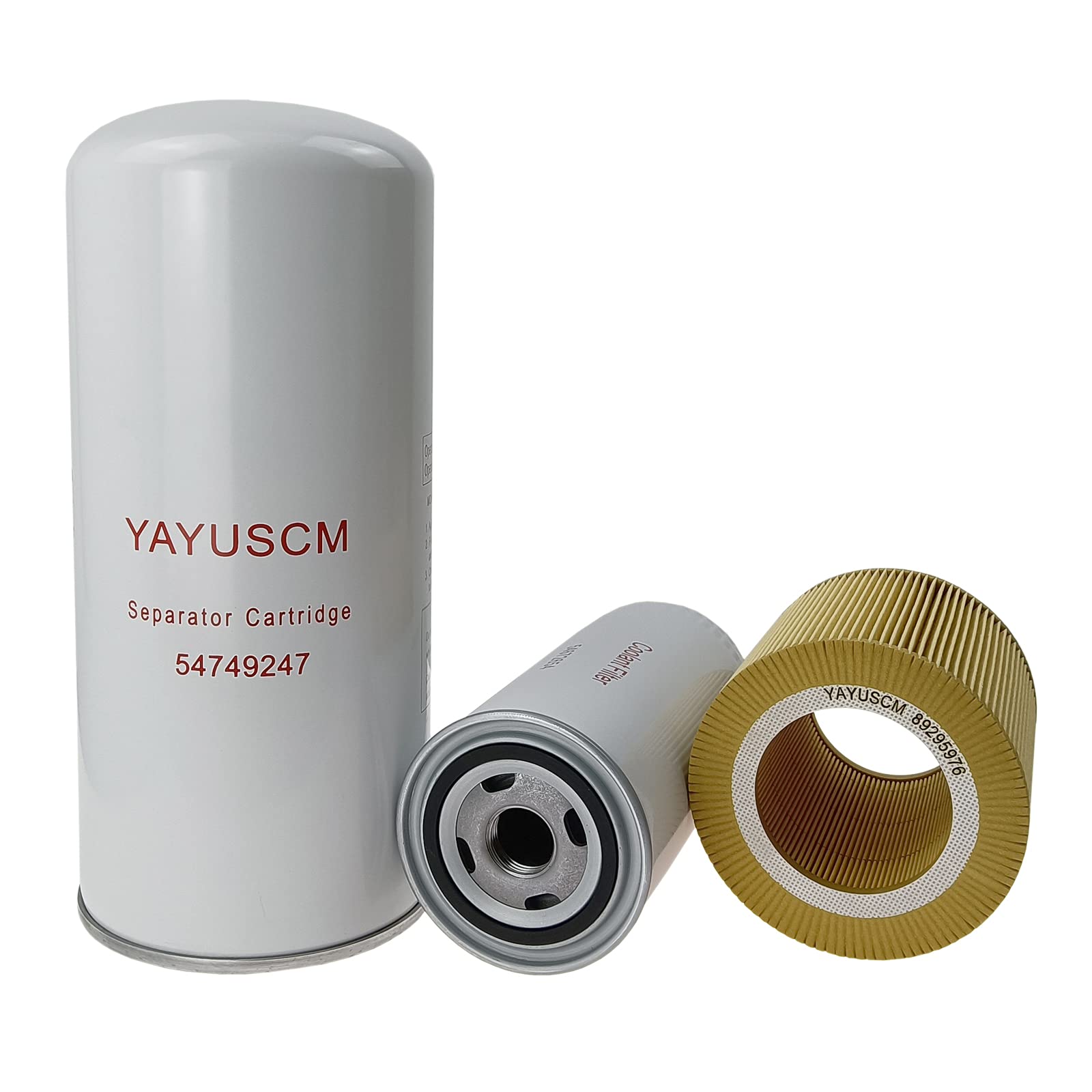 Oil Separator 54749247, Oil Filter 54672654 & Air Filter 89295976 Replacement Filter Kit for Air Compressor - Perfect for Industrial, Automotive & HVAC Maintenance