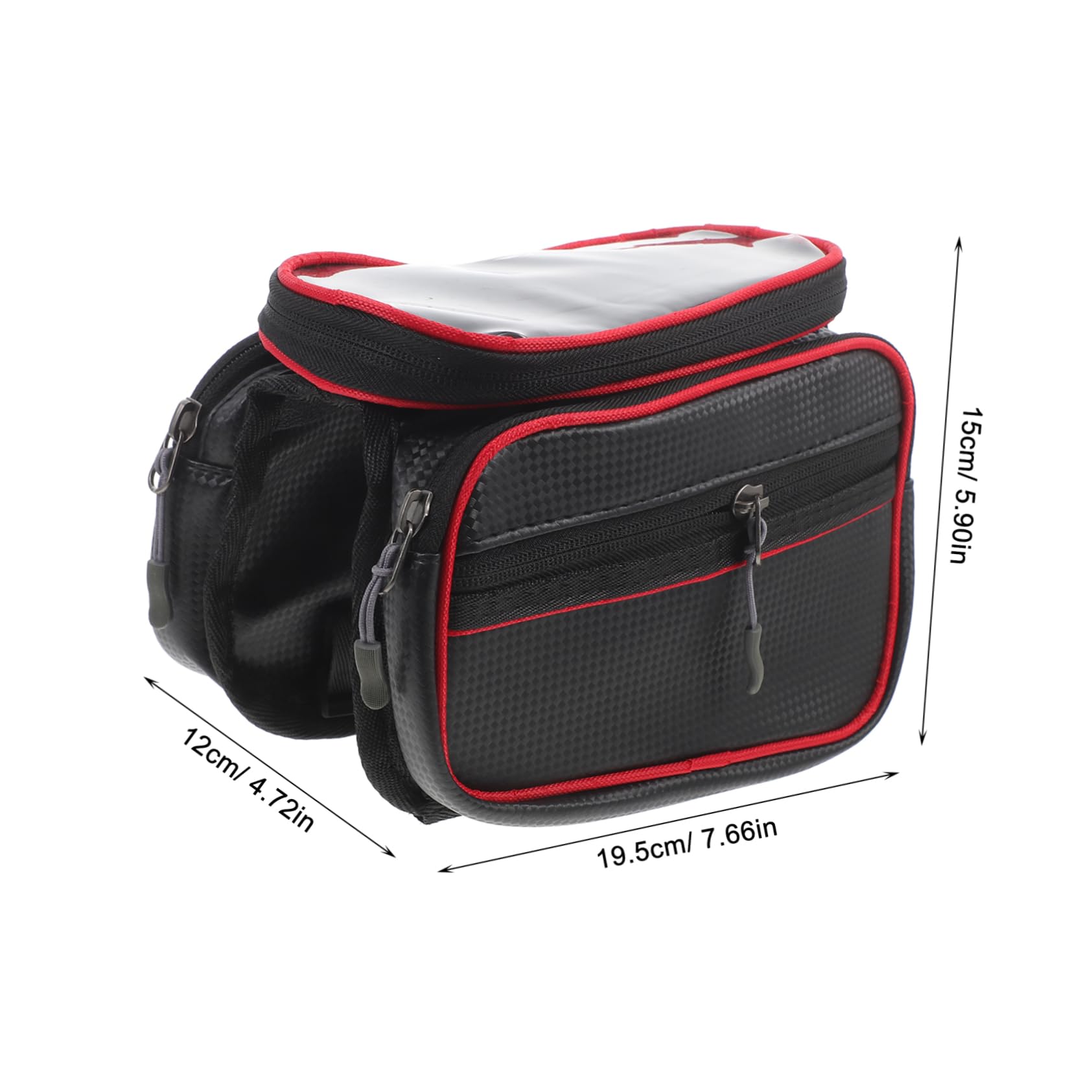 LIOOBO Bike Handlebar Bag - Waterproof Cycling Storage Organizer with Phone Mount for Bicycles | Perfect for Commuting, Mountain Biking & Outdoor Adventures