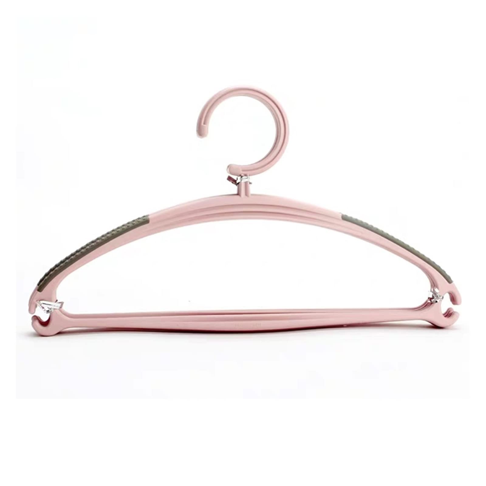 Pink Kids Clothes Hangers - 10 Pack Durable Baby & Children's Wardrobe Hangers for Drying Dresses, Coats & Clothing - Perfect for Nursery Closet Organization & Laundry Room Storage