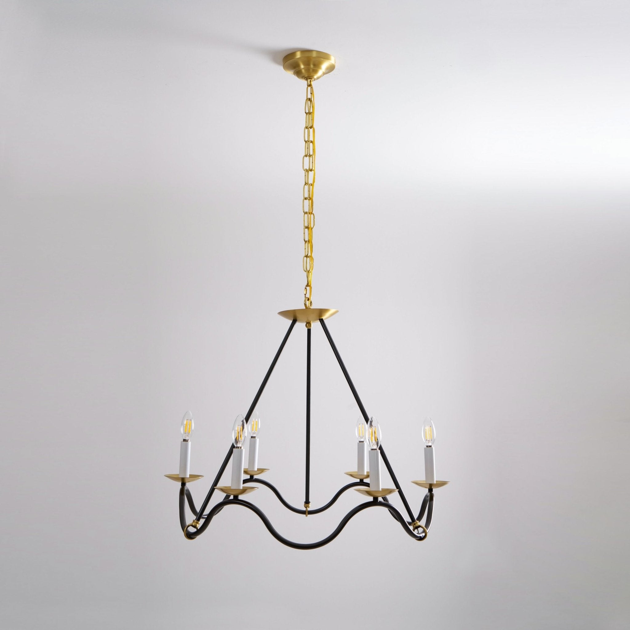 Stylish Choros Chandelier - Modern Crystal Ceiling Light Fixture for Dining Room, Living Room & Bedroom | Elegant Home Decor Lighting