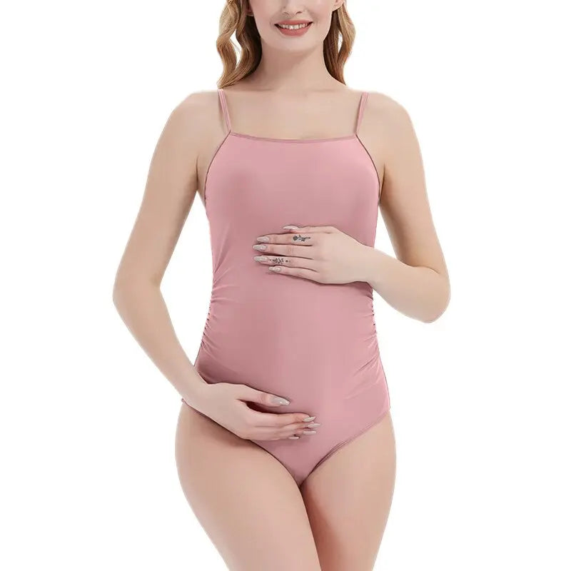 One Piece Maternity Swimsuit for Pregnancy - Comfortable & Stylish Maternity Swimwear for Beach, Pool & Vacation