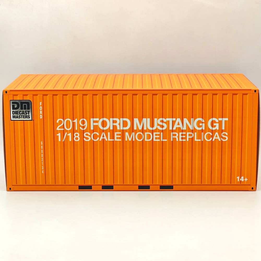 1/18 Scale Diecast Ford Mustang GT 2019 Blue Right-Hand Drive Model Car - Collectible Miniature Replica for Car Enthusiasts & Hobbyists - Perfect for Display, Gifts, and Car Show Collections