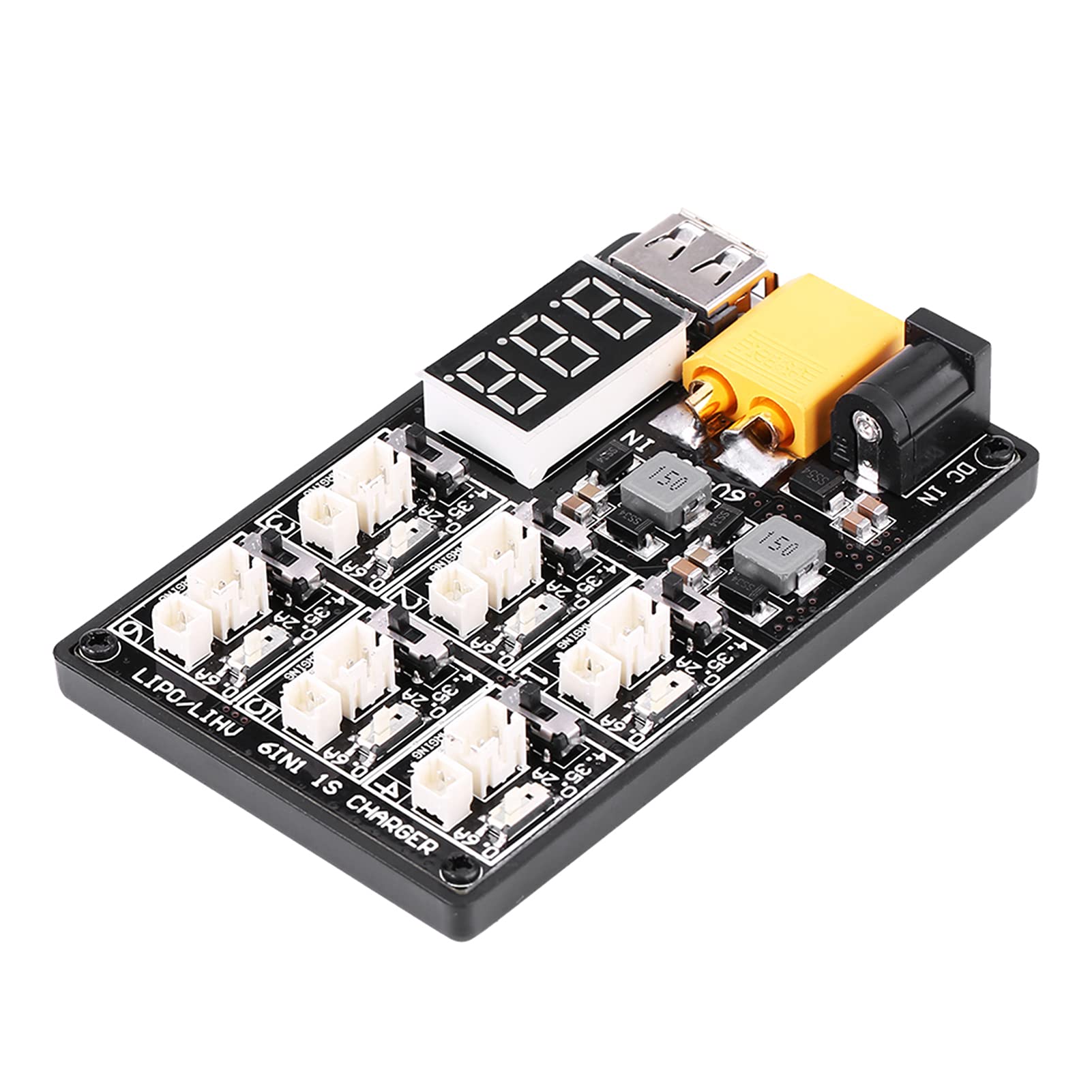 Fast USB LiPo Battery Charger - Universal Charging Board for RC Drones, Power Banks & Tablets | High-Speed Charging Solution for DIY Electronics, RC Cars & Hobby Projects | Portable Charger for Camping, Travel, Remote Work & Emergency Power | Ideal for Tech Enthusiasts, Drone Pilots & Outdoor Adventures | Charge On-The-Go for Home, Office & Field Use | Perfect for Charging Devices During Outdoor Activities, Power Outages & Remote Work Sessions