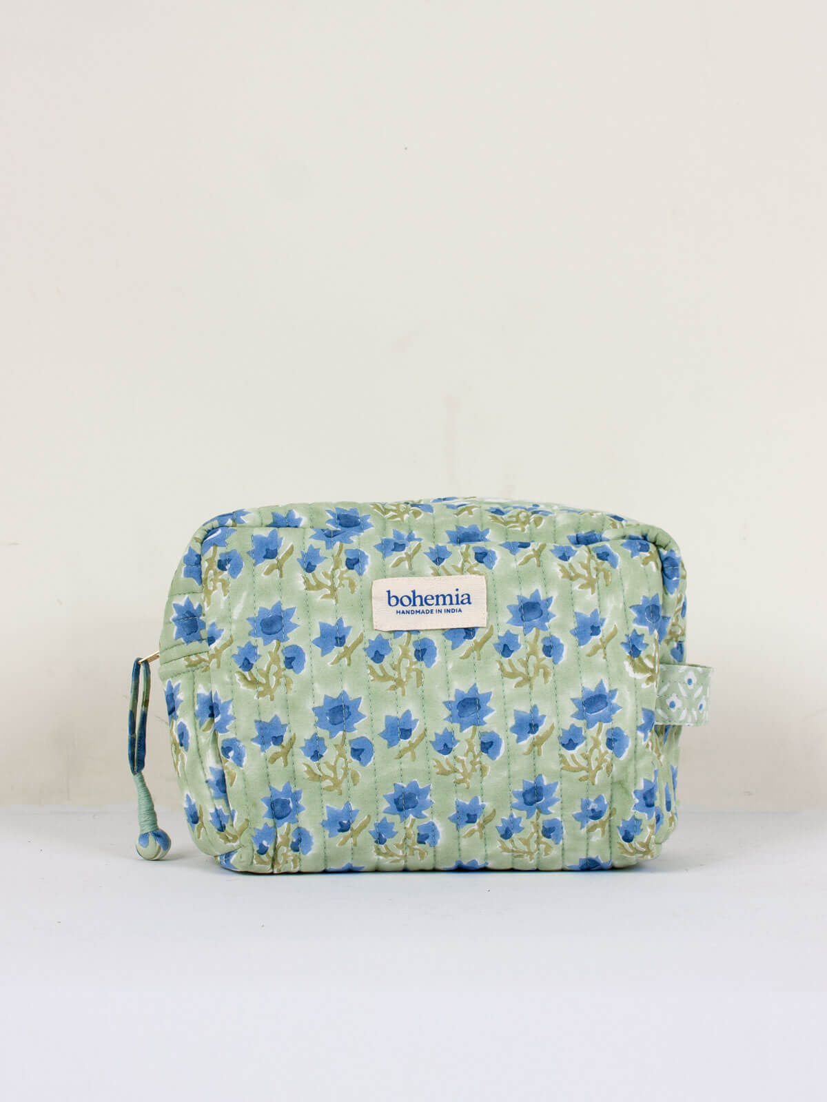 Posie Washbag - Waterproof Travel Cosmetic Bag with Zipper, Sage Green | Perfect for Toiletries, Makeup & Travel Essentials (Gym, Vacation, Daily Use)