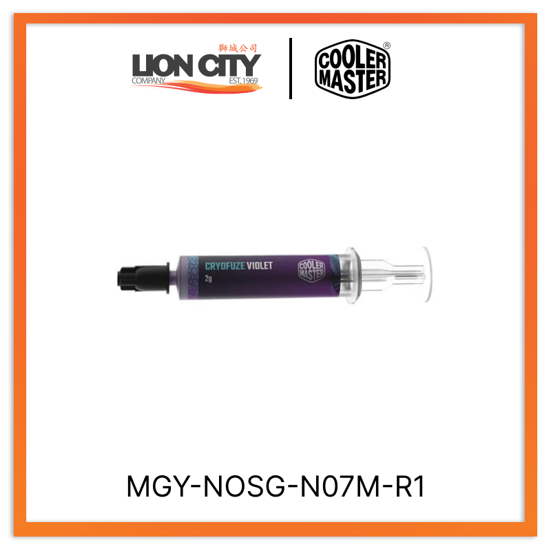 Cooler Master MGY-NOSG-N07M-R1 CM Cryofuze Violet Thermal Paste - High-Performance CPU/GPU Thermal Compound for PC Builds, Overclocking & Gaming Rigs
