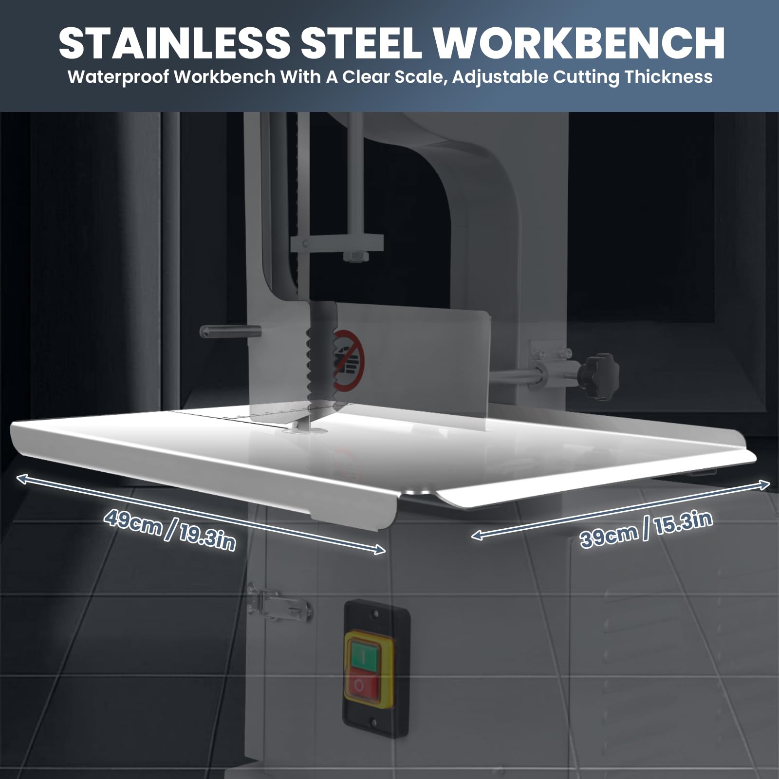 1500W Commercial Meat Band Saw - 20