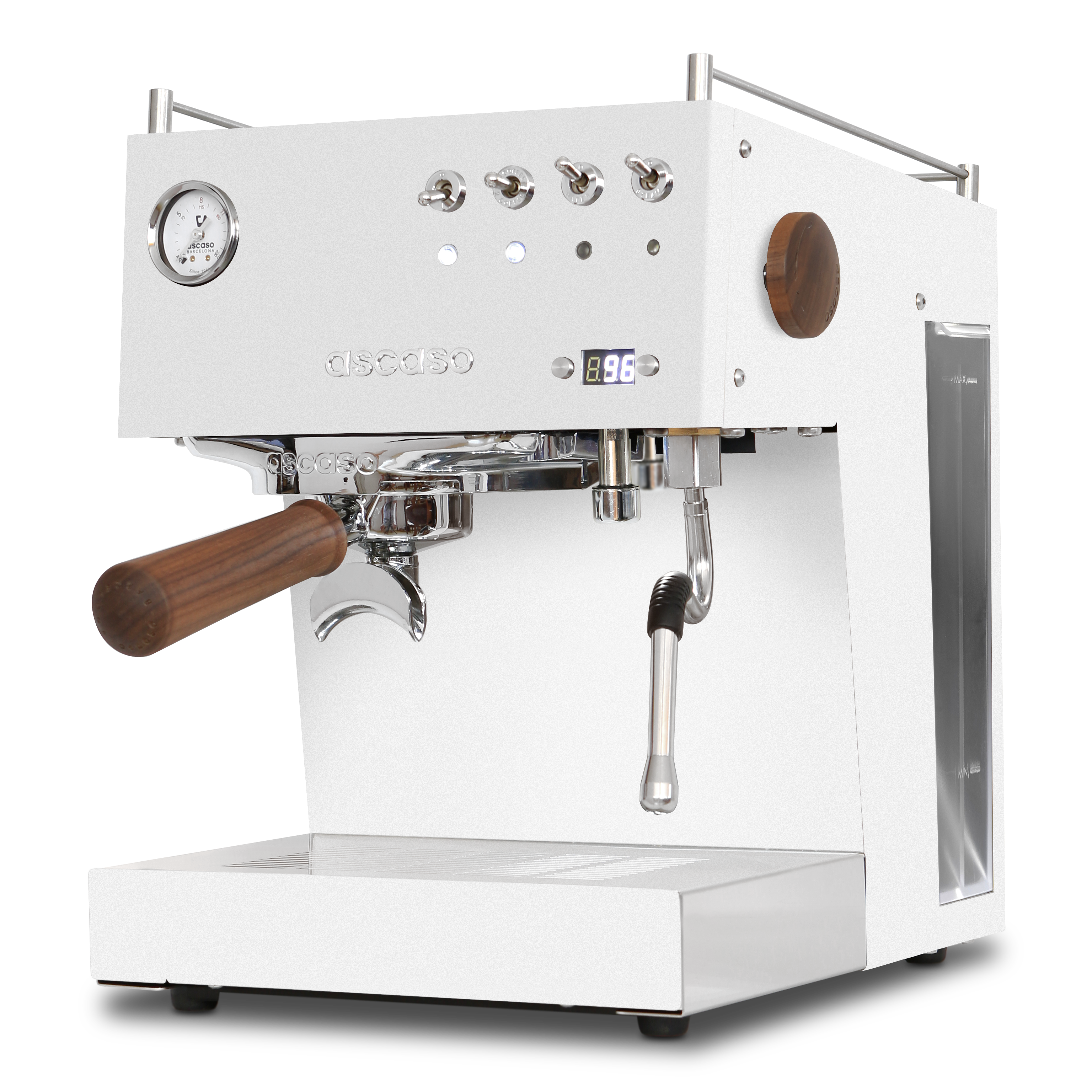 Ascaso Steel DUO Espresso Machine - Professional Grade Coffee Maker for Home & Cafe Use | Perfect for Latte, Cappuccino & Espresso Lovers