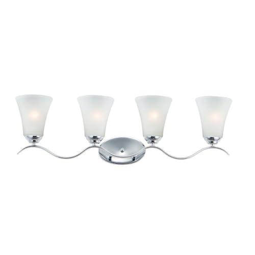 Maxim Lighting 12084FTPC Vital-4 Light Bathroom Vanity - 31.5