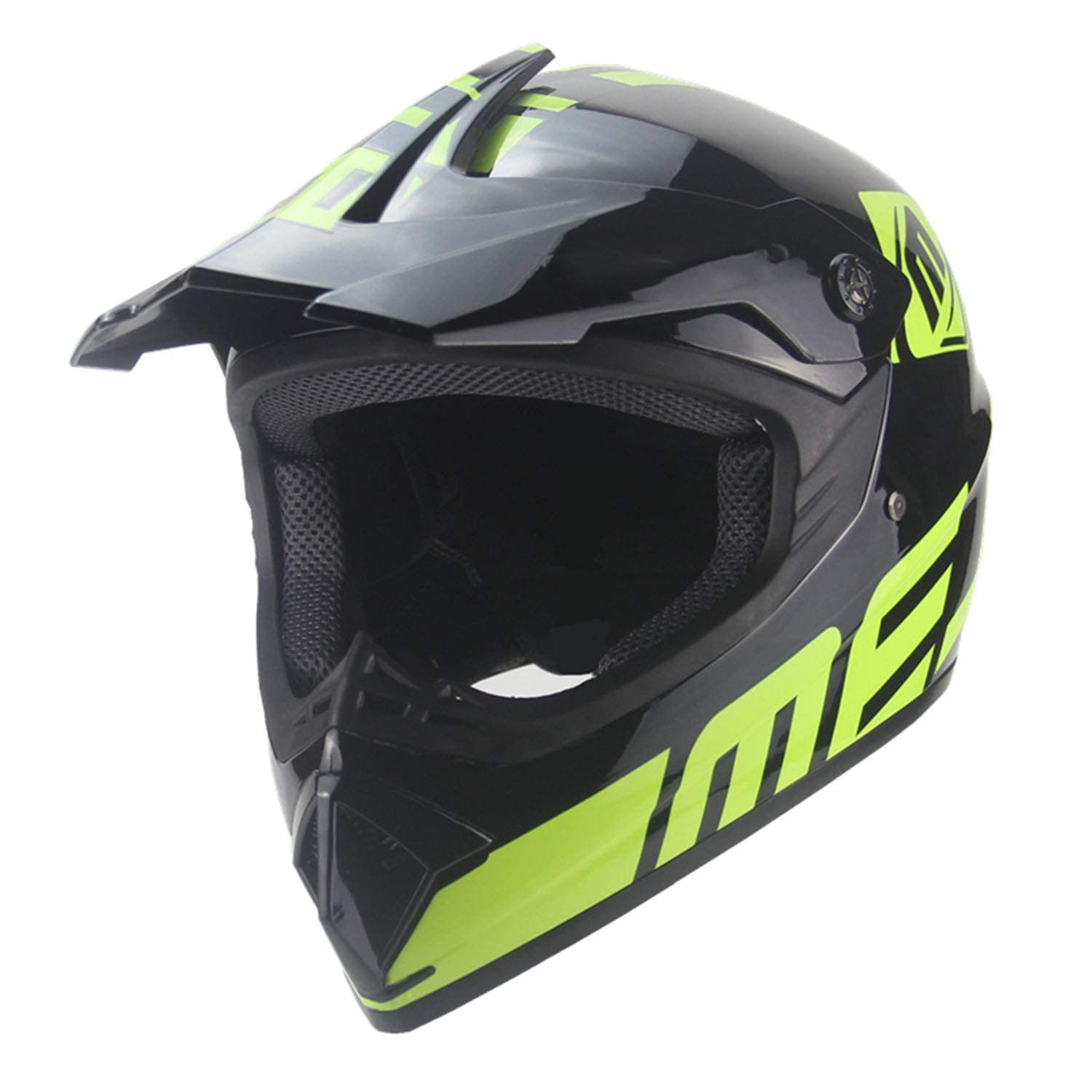 Kids Full Face Motocross Helmet with Goggles & Gloves - DOT Approved MTB Motorcycle Helmet for ATV, Dirt Bike, BMX & Off-Road Riding - Perfect for Youth MX Racing & Adventure Trail Riding