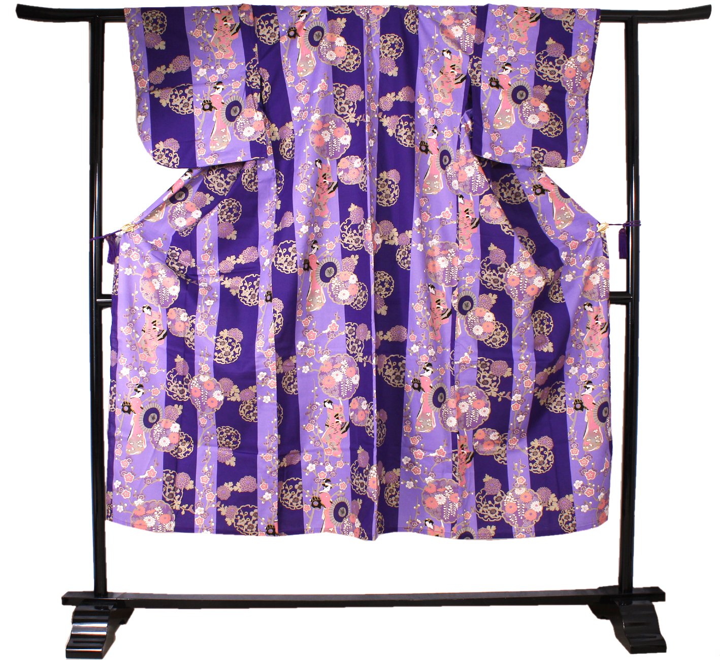 Women's Kimono Yukata Robe - Soft Cotton Sleepwear & Bathrobe (Small/54
