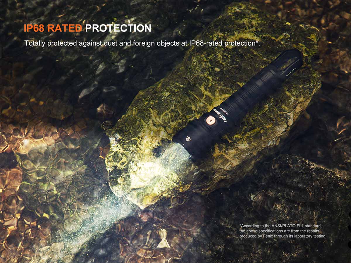 Fenix WF25RM Rechargeable Work Flashlight with Charging Dock - 1200 Lumens, IP68 Waterproof, Durable LED Flashlight for Camping, Hiking, Emergency & Outdoor Activities