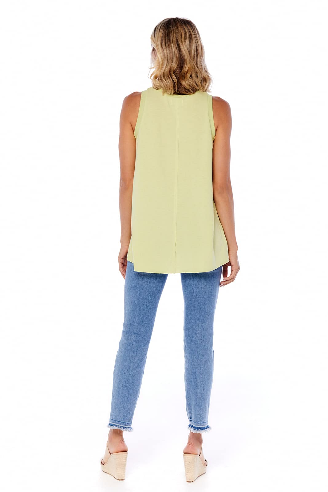 Mud Pie Dempsey Women's Sleeveless Swing Tank Top - Comfortable Casual Summer Blouse for Beach, Travel & Everyday Wear