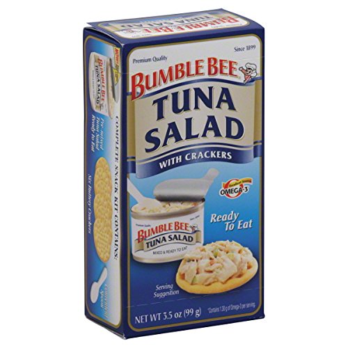 BUMBLE BEE Tuna Salad Kit - 3.5 oz (Pack of 12) - Ready to Eat Protein Snack for Lunch, Picnics & On-the-Go Meals