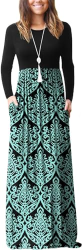 D-floral Blue Green