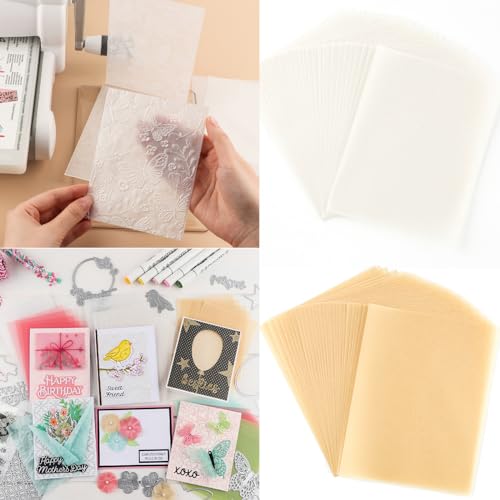 60PCS Light Gold+Light Silver 4.25x5.5inch 100gsm