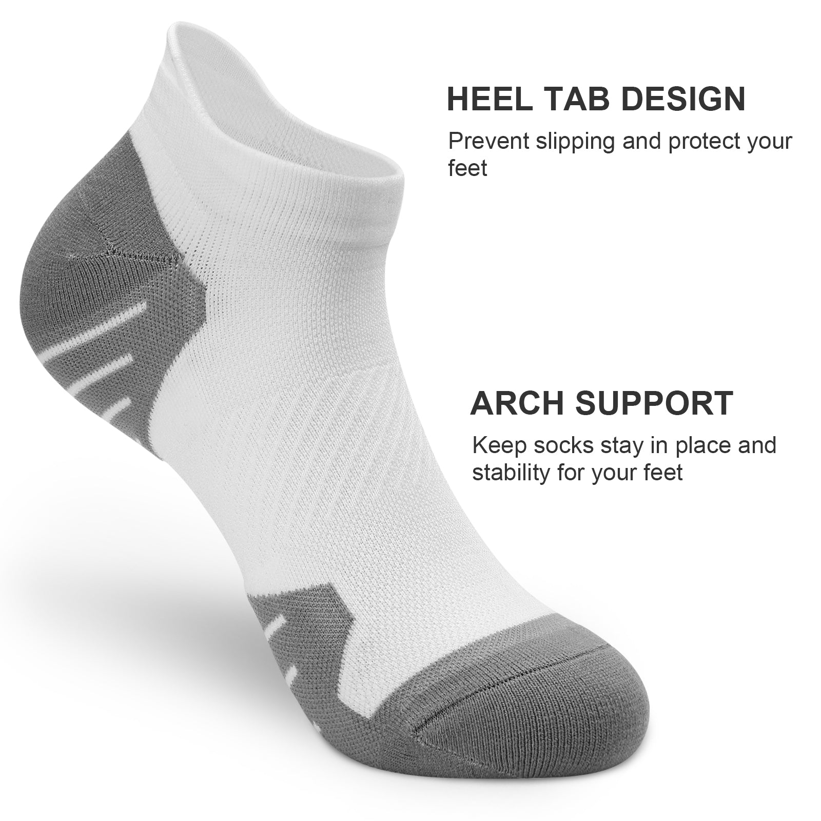 GECKOMAN x PAPLUS Women's Comfortable Low Cut Cushioned Socks 2-Pack - Perfect for Running, Yoga & Everyday Wear