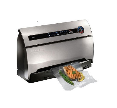 FoodSaver V3840 Vacuum Sealer Machine - 220V for Food Preservation | Perfect for Sous Vide, Meal Prep & Long-Term Food Storage
