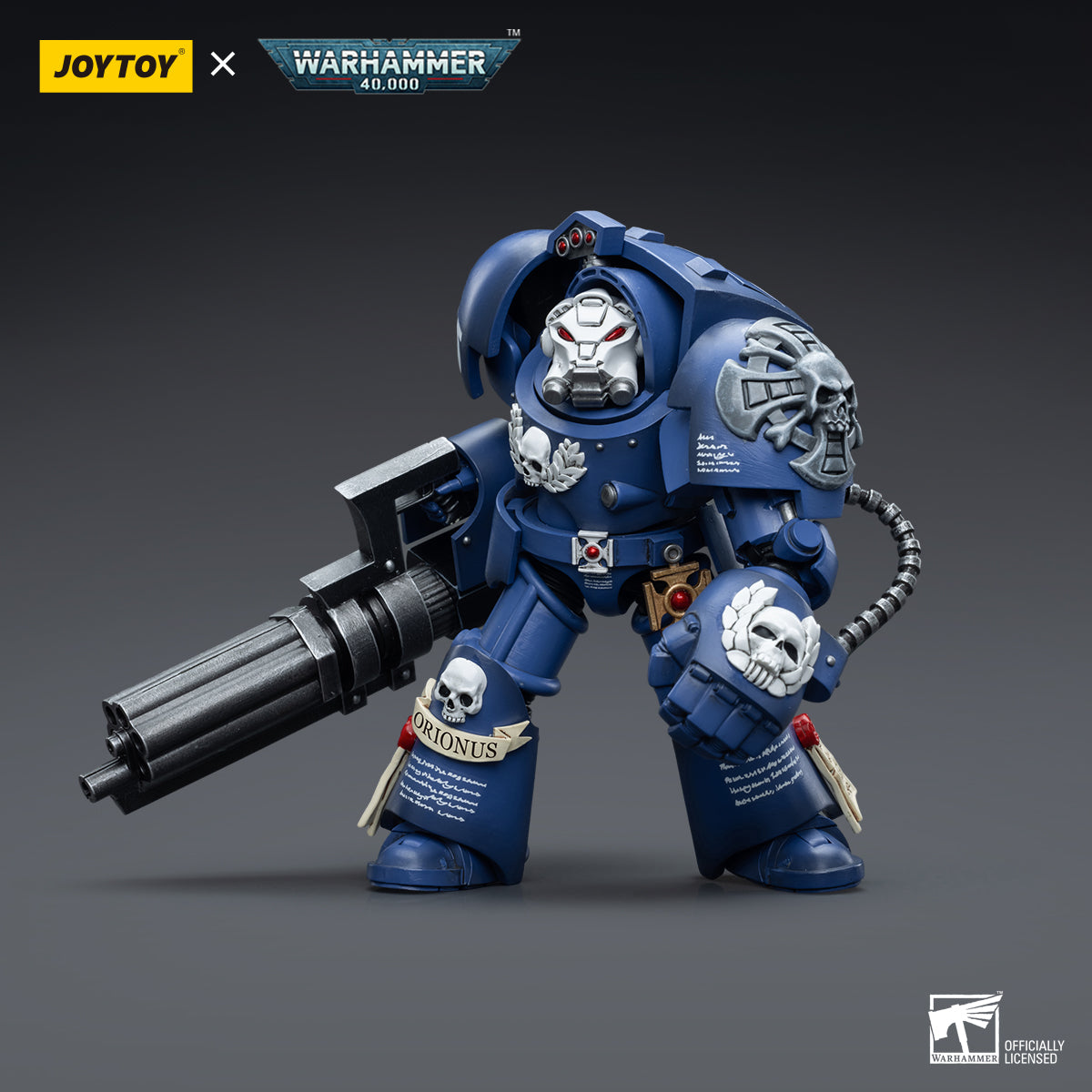 JOYTOY 1/18 Scale Warhammer 40K Ultramarines Terminators Action Figure Set (3-Pack) - Highly Detailed Collectible Miniatures for Tabletop Gaming & Display