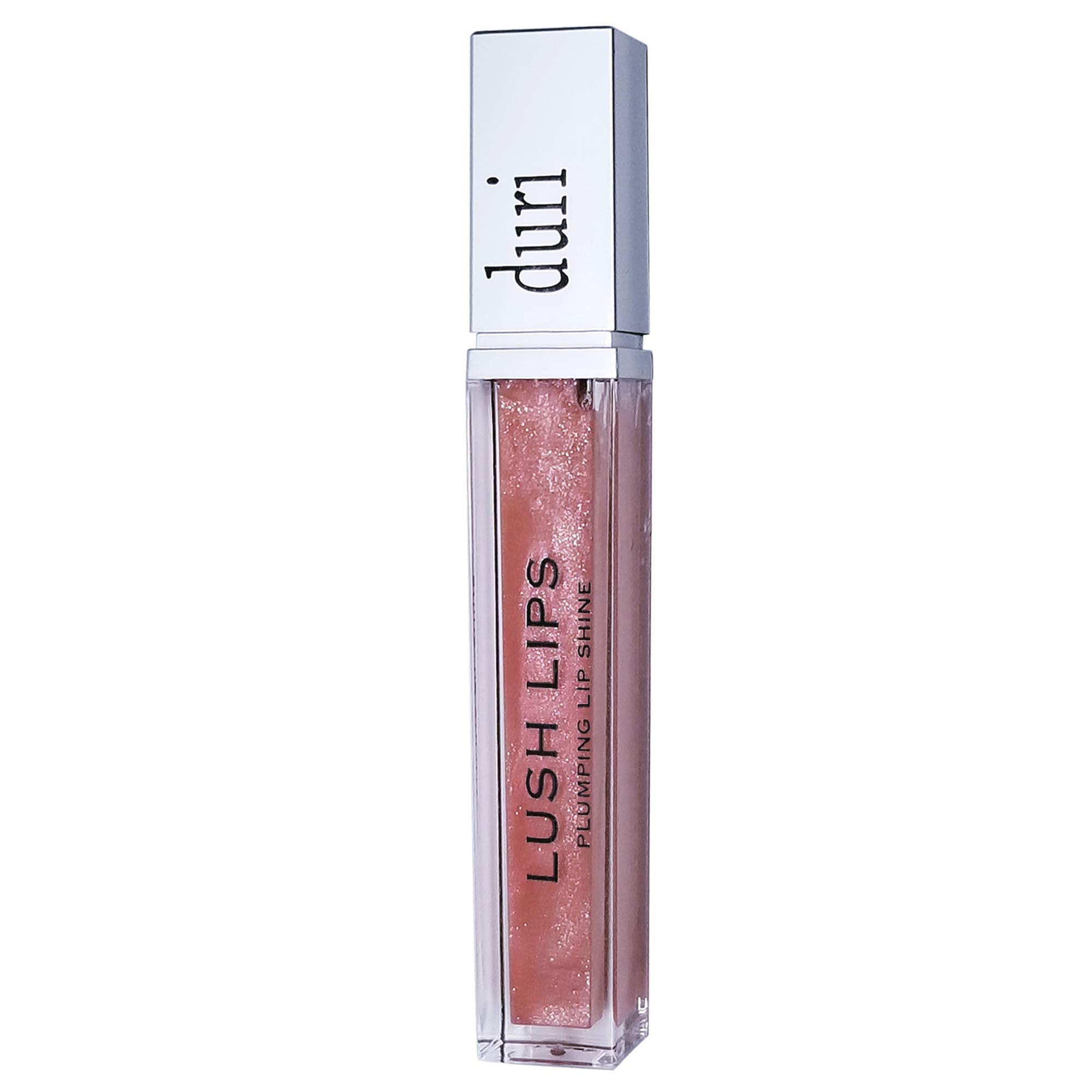 Duri 309 Iced Roses Lip Plumper - Super Glossy Pastel Pink Shimmer Lip Gloss (0.15 fl.oz) for Fuller Lips - Perfect for Date Night, Parties & Everyday Wear