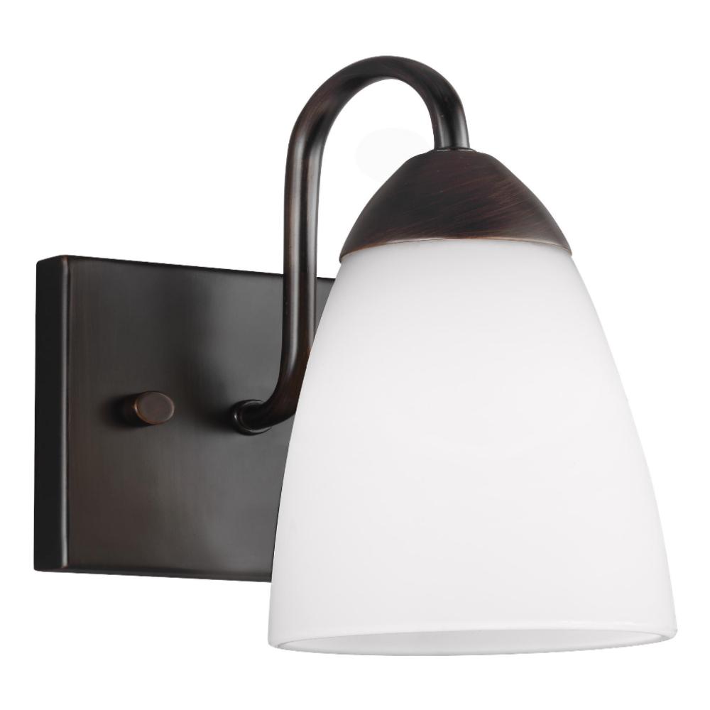 Barton 1 Light Wall Sconce - Modern Indoor/Outdoor Wall Light Fixture for Living Room, Bedroom, Porch & Patio Lighting