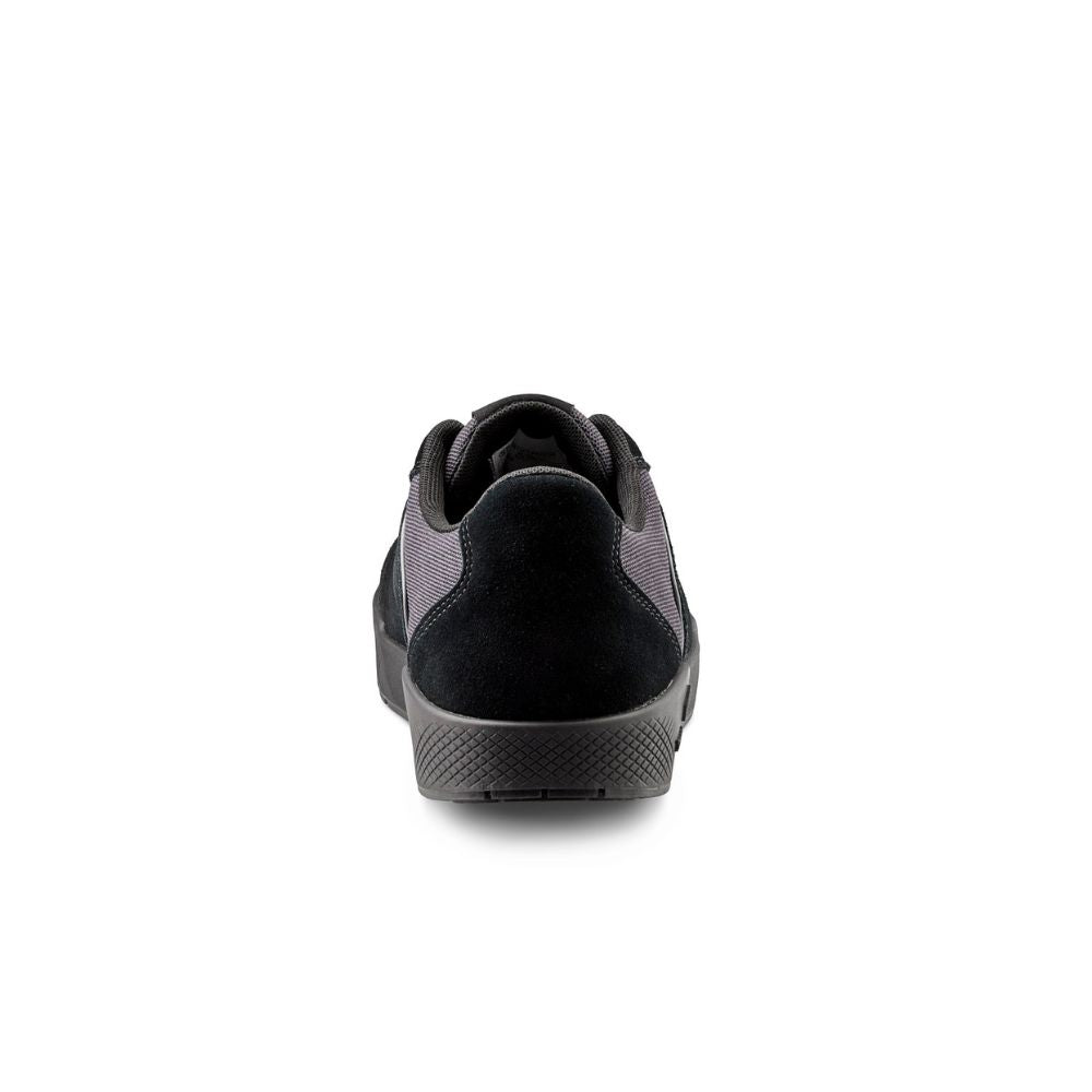 TR0A838YB16 Men's Aluminum Toe Skate Shoes - Lightweight Safety Work Shoes for Skating & Construction - Black Non-Slip Athletic Shoes | Perfect for Skateboarding, Warehouse Work & Outdoor Activities