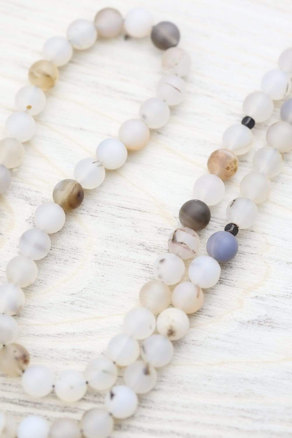 Tibetan Dzi Bead Mala Prayer Necklace - Authentic Buddhist Meditation Beads for Spiritual Healing, Protection & Positive Energy | Perfect for Yoga, Meditation & Mindfulness Practices