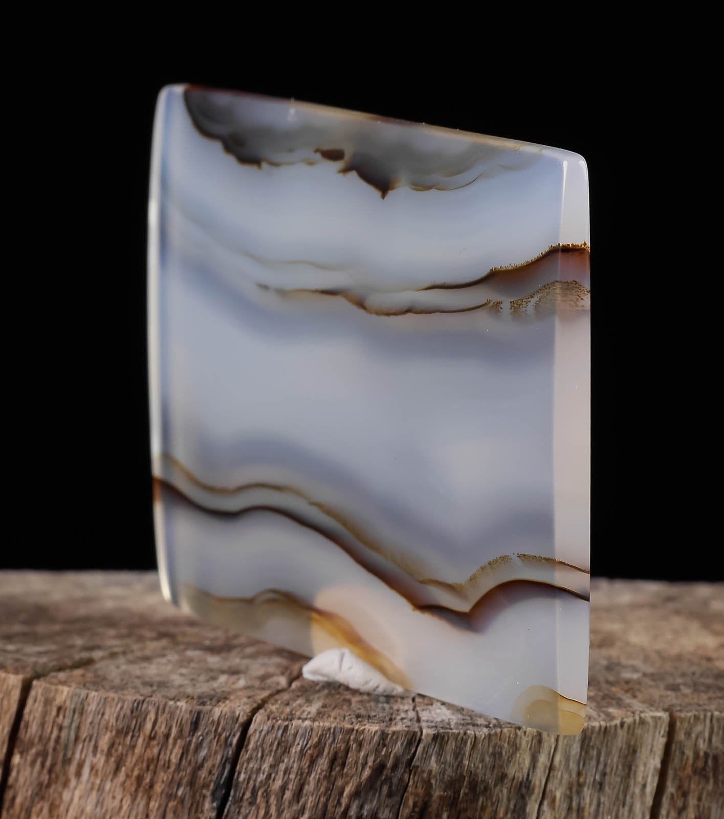 IRIS AGATE Crystal Cabochon Rectangle - Natural Gemstone for Jewelry Making, Healing Crystals, DIY Crafts | Perfect for Pendants, Rings & Spiritual Healing