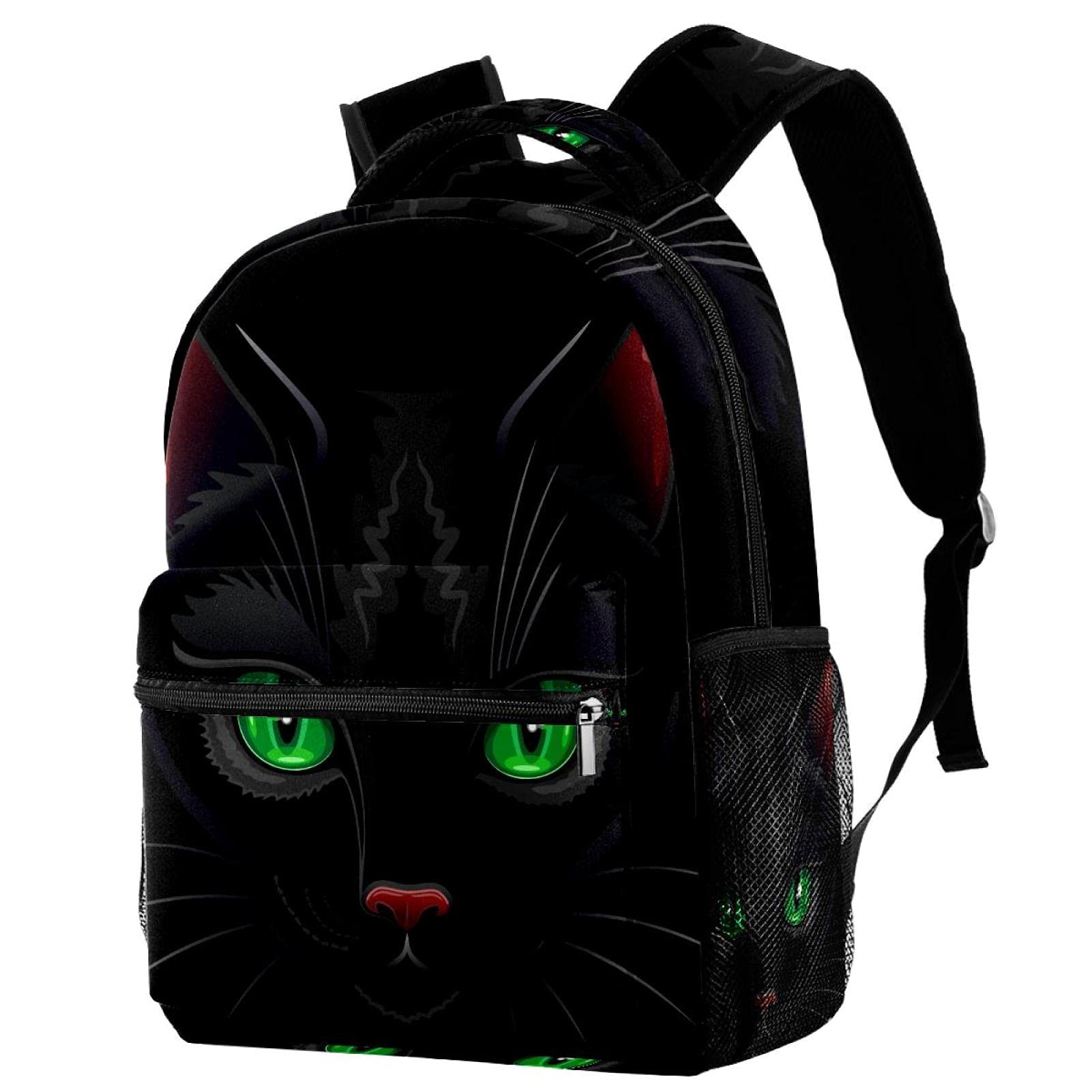 Cute Green Cat Eye Kids Backpack for School - Lightweight Primary Daypack for Preschool & Kindergarten (Perfect for School, Travel & Daily Use)