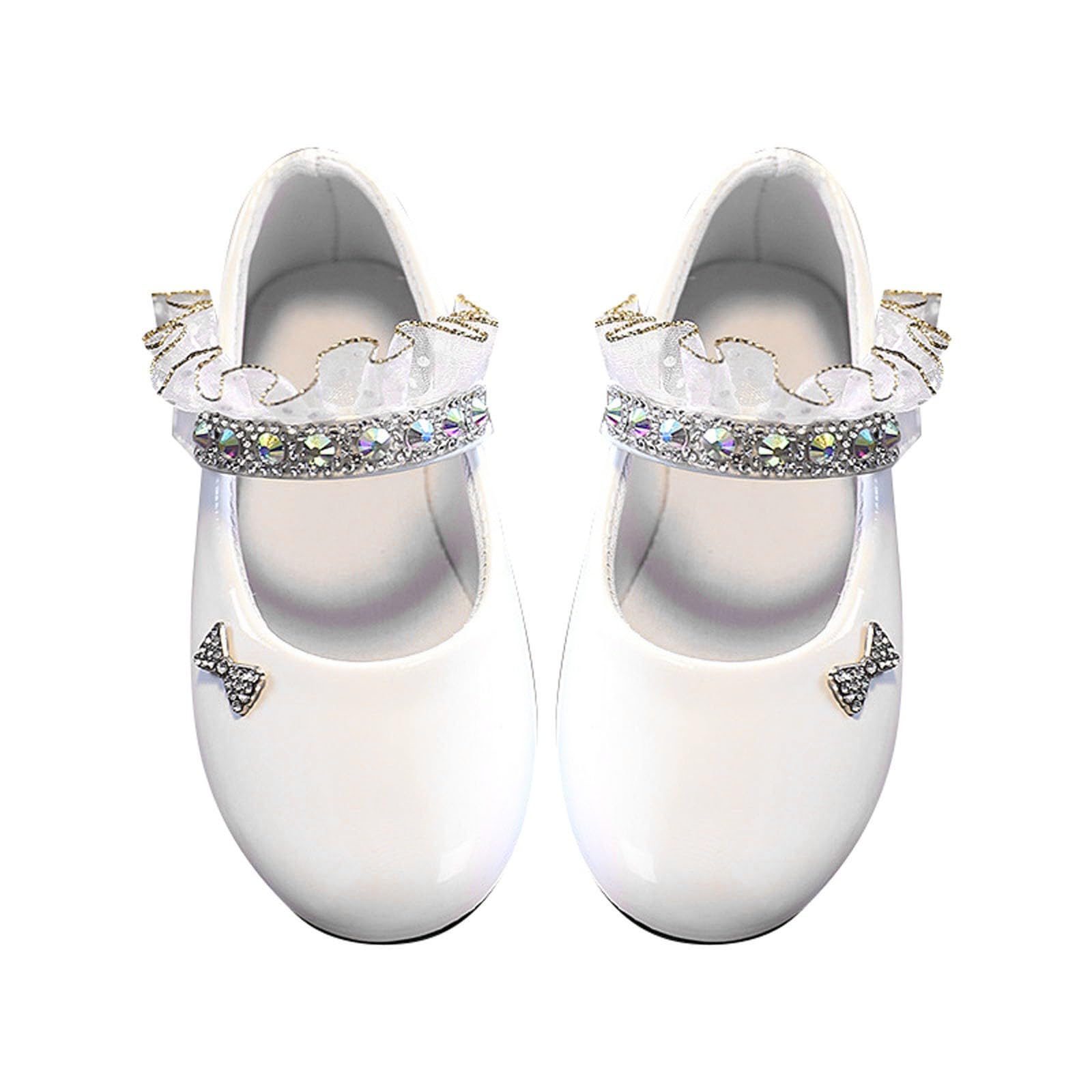 **Hard Sole Baby Shoes for Toddlers 6-36 Months - Cute Princess Style First Walkers for Girls - Perfect for First Steps, Outdoor Play & Special Occasions**